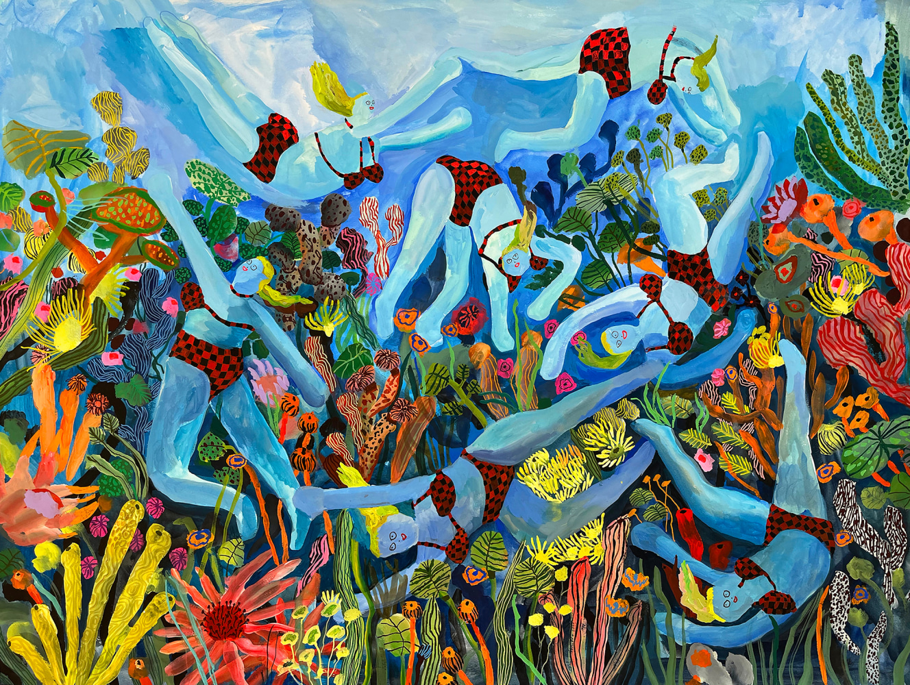 Coral Reef, 2022

Gouache on paper

42h x 54w in