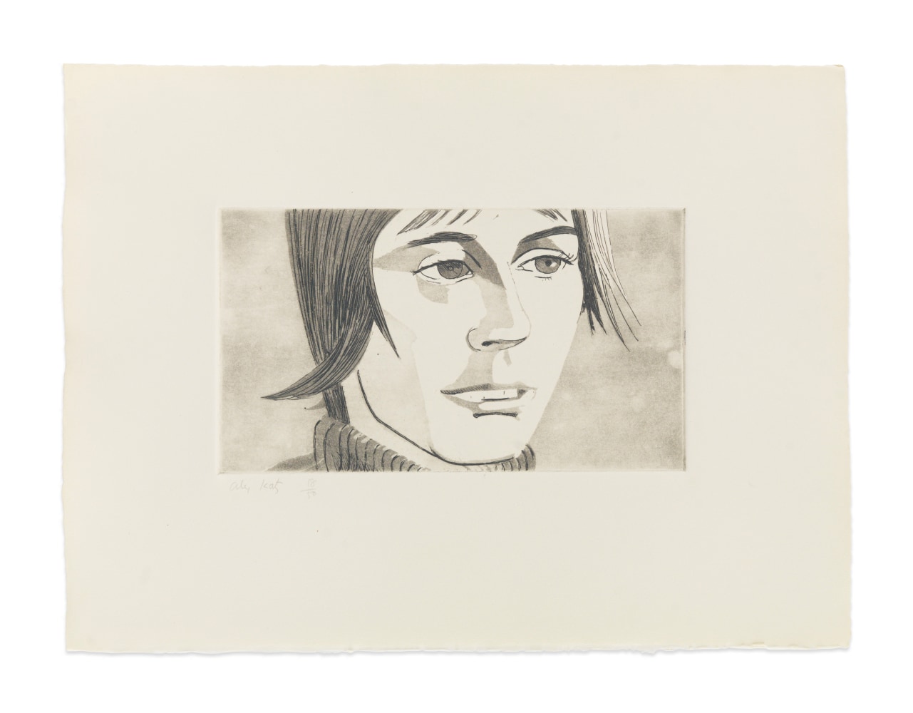 June Ekman&amp;#39;s Class: Yvonne, 1972

aquatint, edition of 50

11 1/8 x 15 in. / 28.3 x 38.1 cm