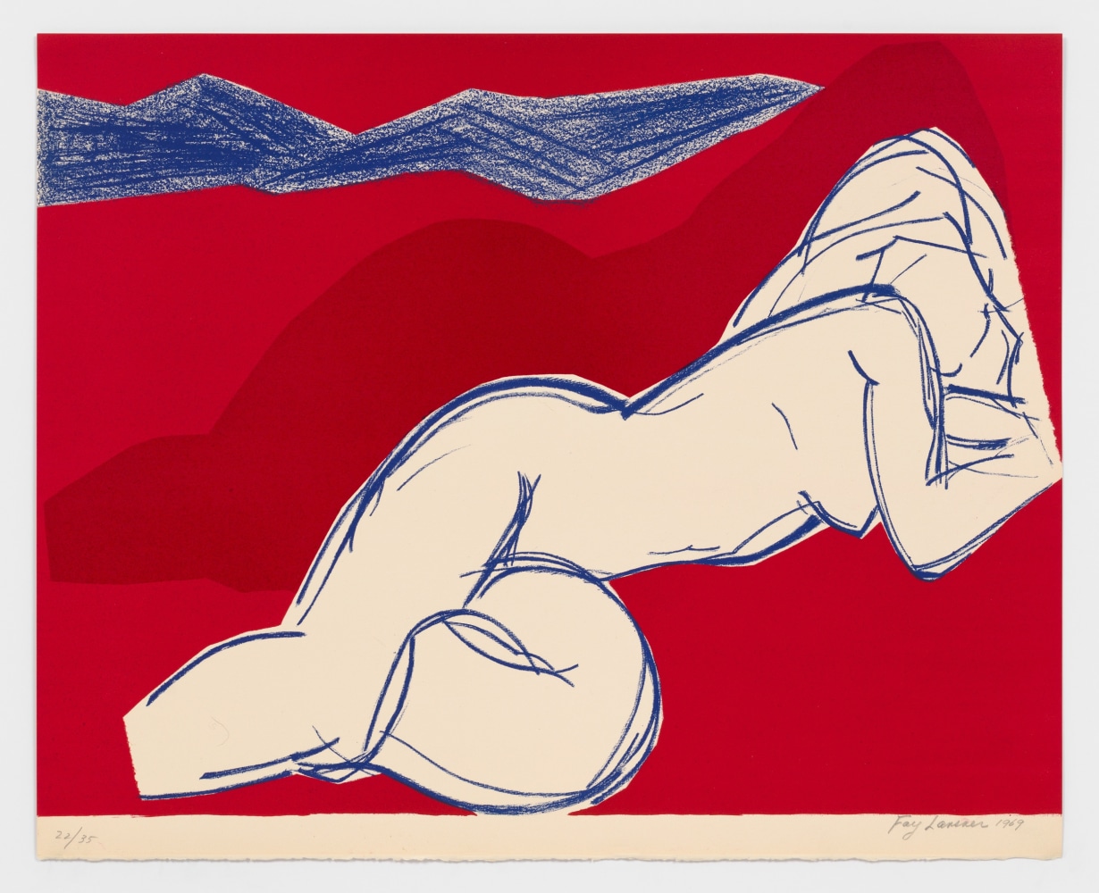 Fay Lansner

Red and Blue, 1968
lithograph, ed of 35
22 1/2 x 26 3/4 in. / 57.1 x 68 cm