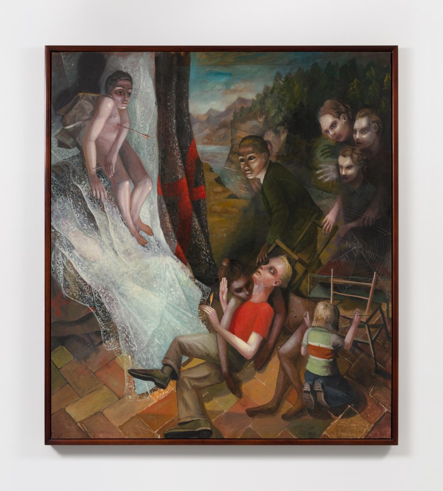 Steven Campbell

St. Sebastian - Curtain, 1992&amp;nbsp;
oil on canvas
86 5/8 x 76 in. /&amp;nbsp;220 x 193 cm