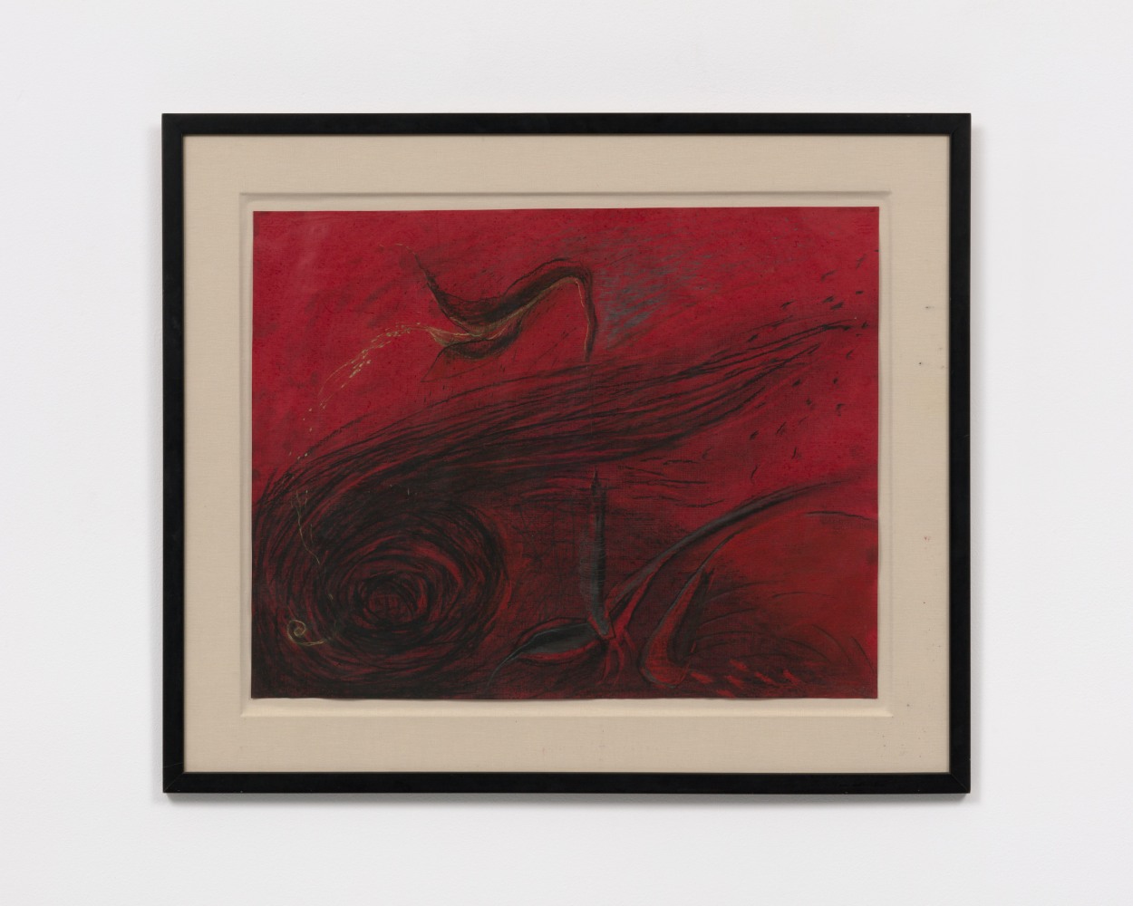 Germen de la vida-muerte/Seed of Life-Death, 1991
charcoal, graphite, and pastel on cotton rag paper hand made in India
16 x 23 1/8 in. / 40.6 x 58.7 cm
