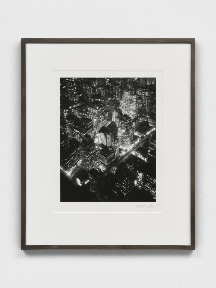 Berenice Abbott

New York at Night,&amp;nbsp;1932

gelatin silver print

13 5/8 x 10 5/8 in. / 34.6 x 26.7 cm