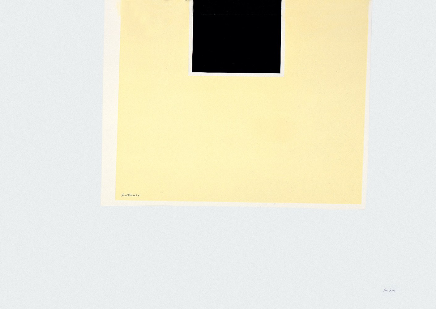 London Series II: Untitled (Yellow/Black), 1971

screenprint on white J.B. Green mould-made Double Elephant paper, edition of 150

28 1/2 x 41 in. / 71.8 x 104.1 cm