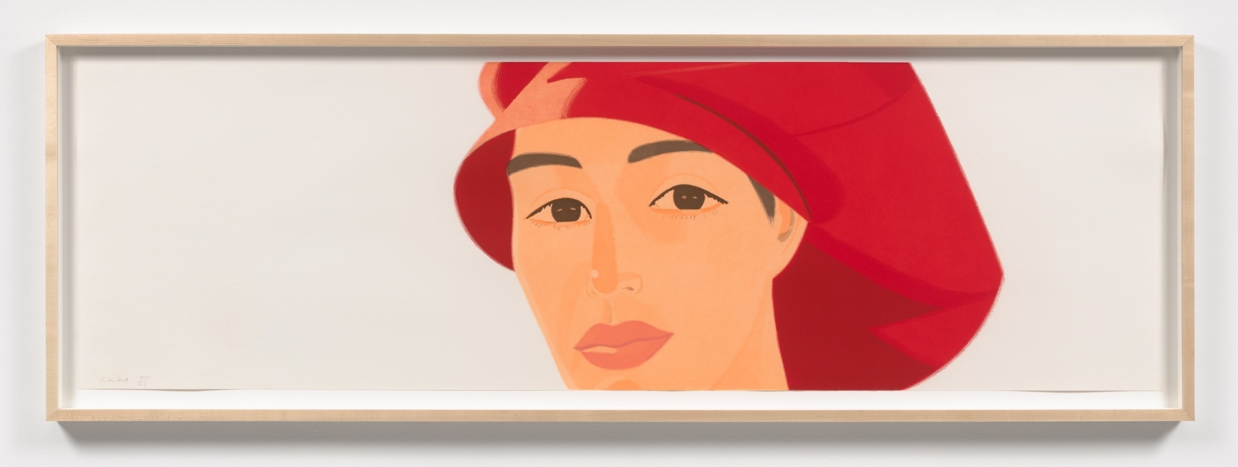 Alex Katz

Red Cap, 1989-1990
aquatint with litho crayon in four Colors, ed. of 60
20 7/8 x 69 1/8 in. / 53 x 175.6 cm