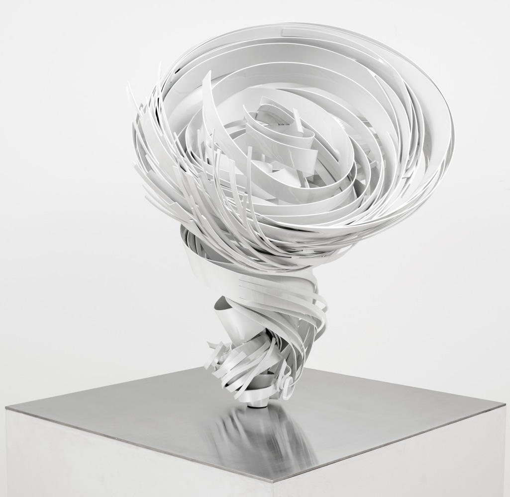 Alice Aycock

Small Twist, 2013/2016
white powder coated aluminum, edition of 3&amp;nbsp;+ 2AP
39 x 33 x 39 in. / 99.1 x 83.8 x 99.1 cm