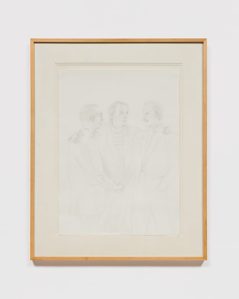 Barry, Edward and Chris, 1985

pencil on paper

24 3/4 x 18 in. / 62.9 x 45.7 cm