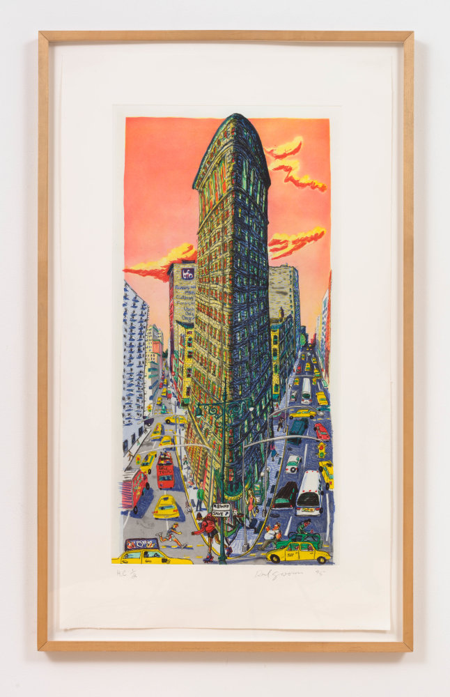 Flatiron Building, 1995

etching, soft-ground and aquatint, edition of 75

45 x 26 in. / 114.3 x 66 cm