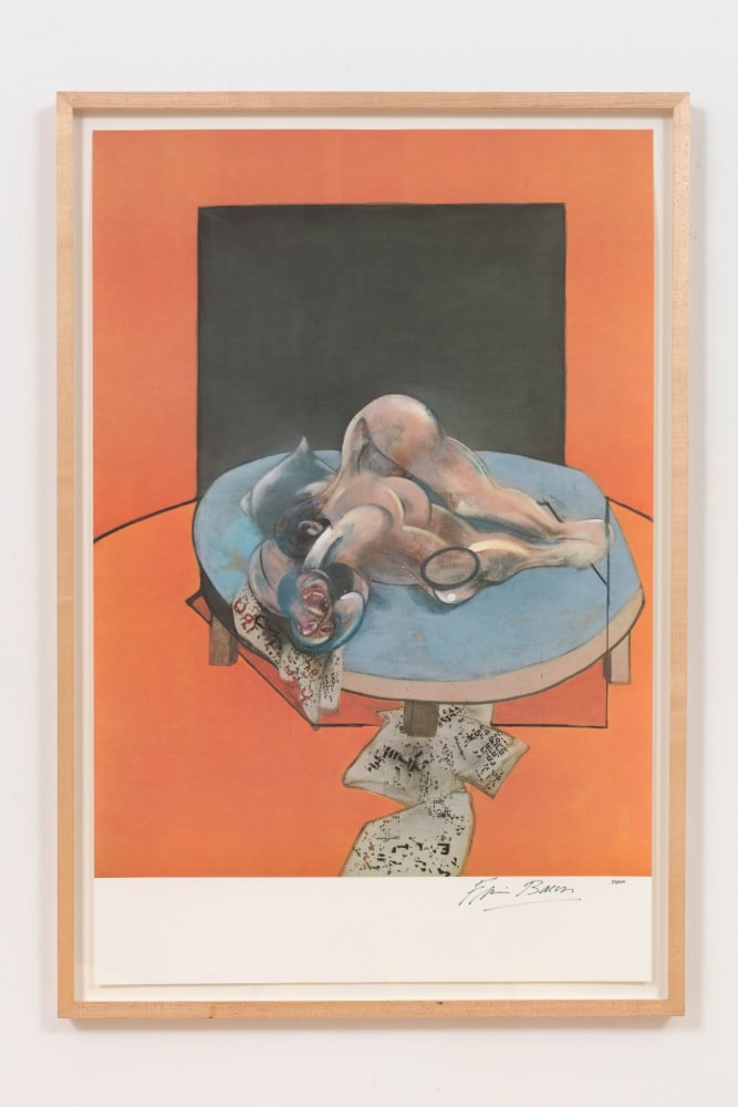 Francis Bacon
Studies of the Human Body 1979 (Center Panel of Triptych), 1980

offset lithograph, ed. of 250

image: 35 x 26 in. / 88.9 x 66

sheet: 40 x 26 in. / 101.6 x 66 cm