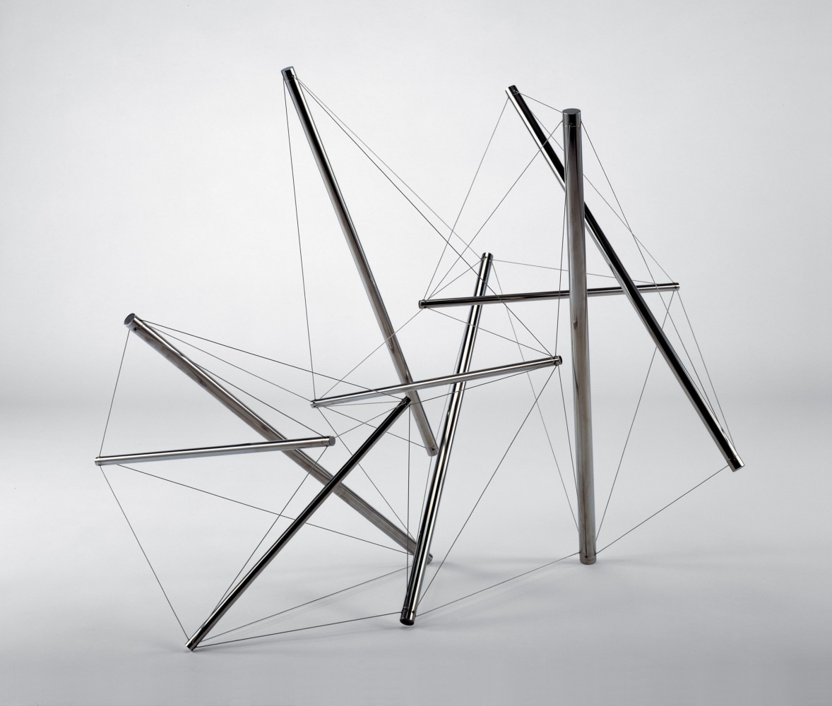 Sigma Data II, 1975-1992

stainless-steel, edition of 4

30 x 35 x 21 in. / 76.2 x 88.9 x 53.3 cm