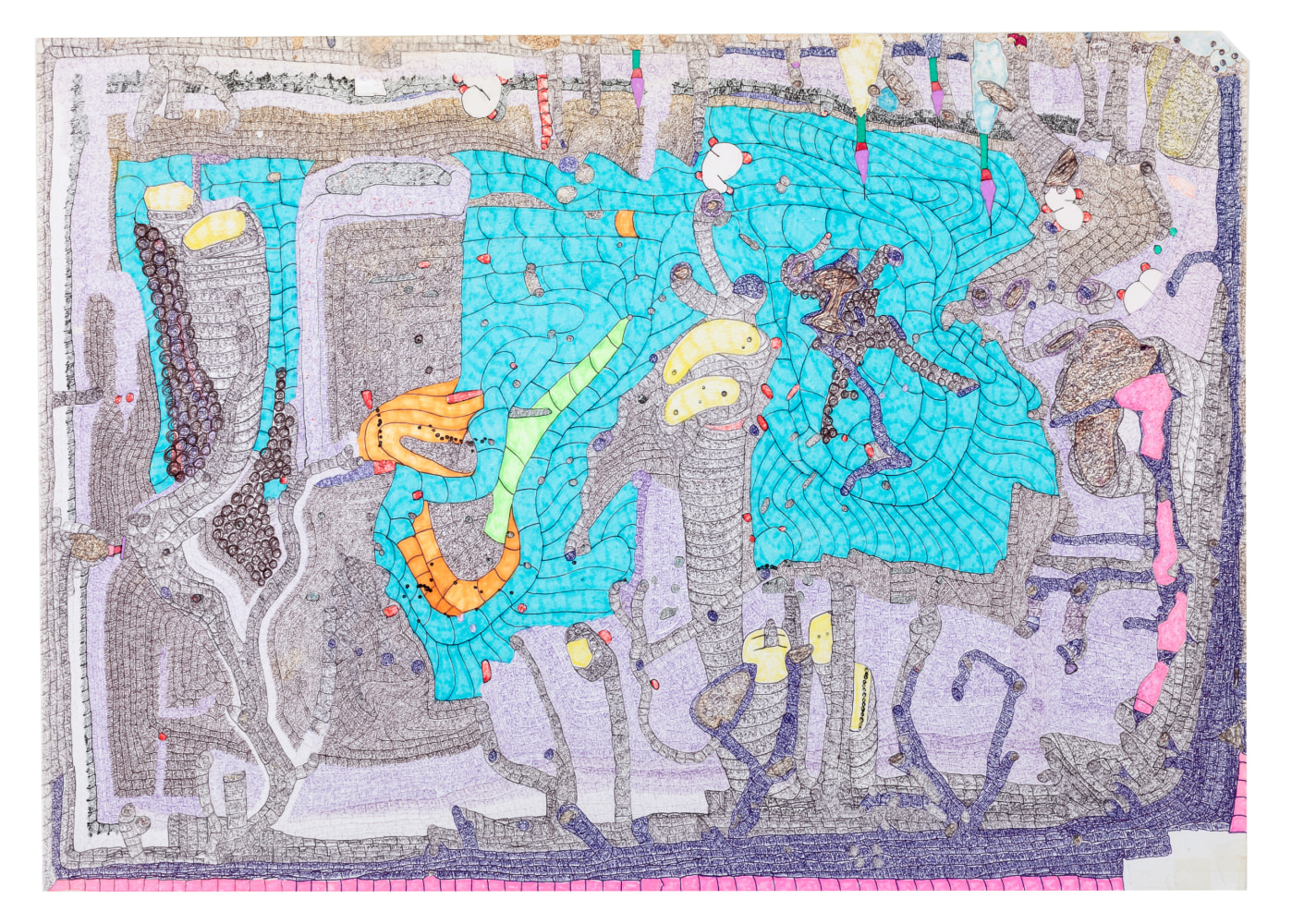 Untitled, 2009

ink, cellulose tape on paper

16 1/2 x 23 3/8 in. / 42 x 59.5 cm
