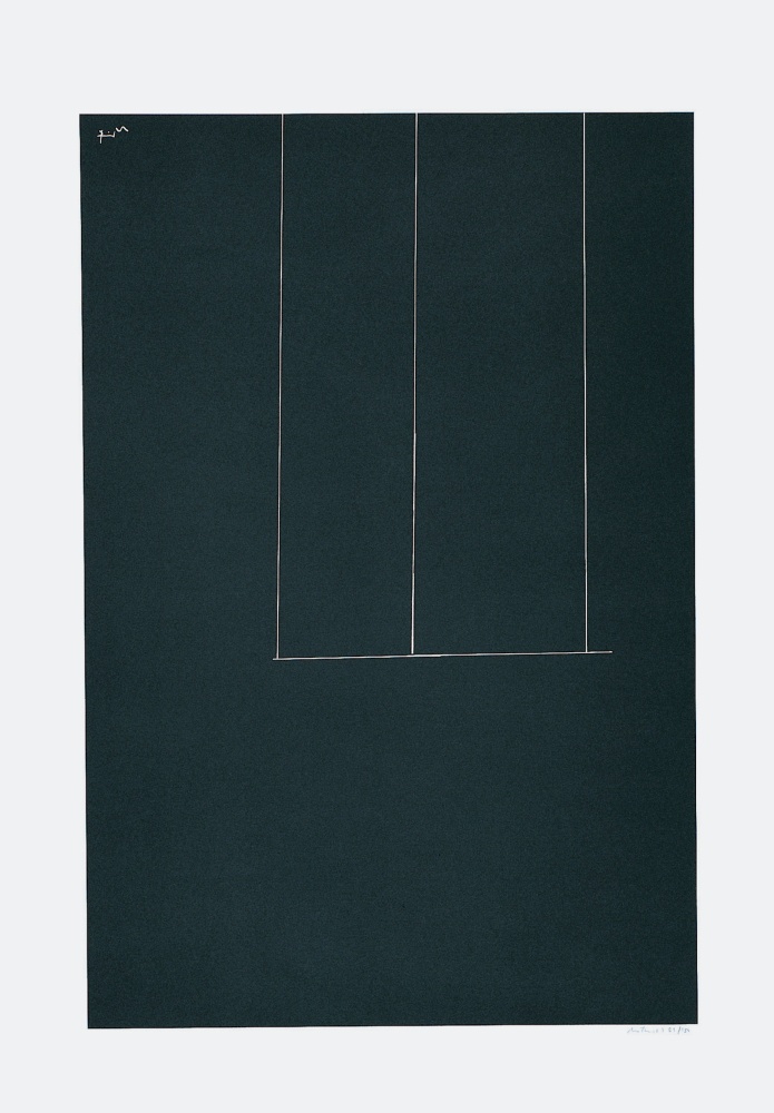 London Series I: Untitled (Black), 1971

screenprint on J.B. Green mould-made Double Elephant paper, edition of 150

41 x 28 1/4 in. /&amp;nbsp;104.1 x 71.8 cm

&amp;nbsp;