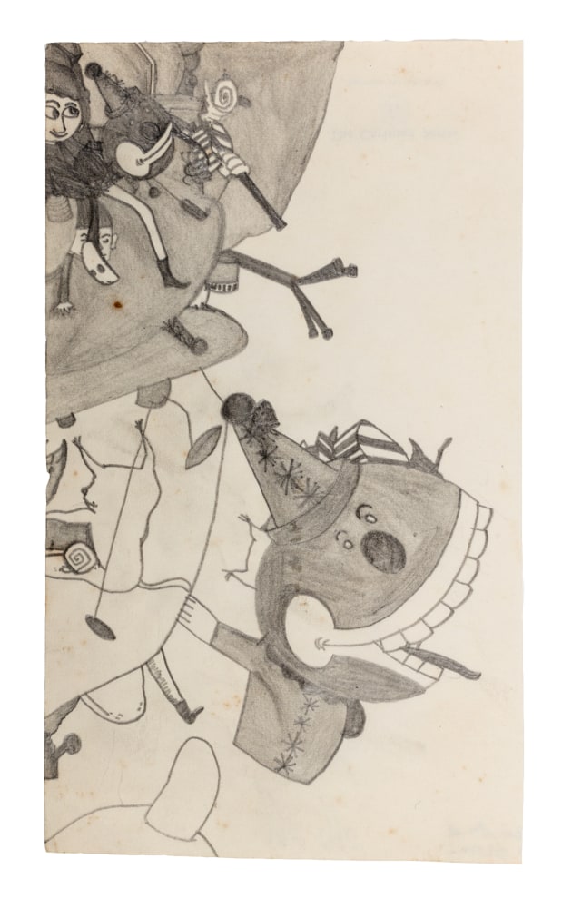 Untitled, c. 1965-1970

graphite on found paper

7 1/8 x 4 1/8 in. / 18 x 10.5 cm