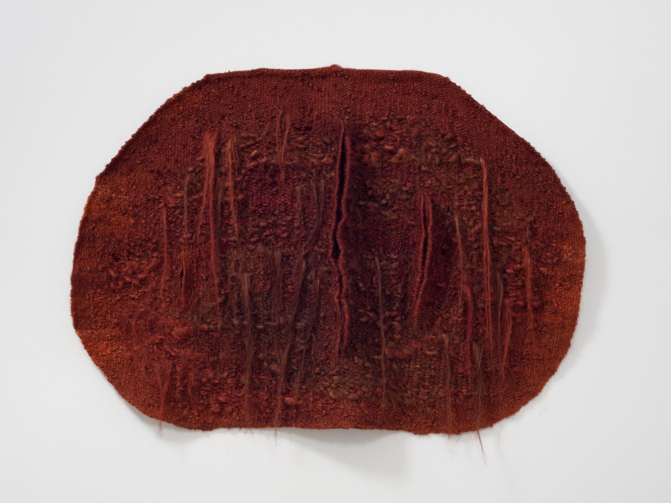 Magdalena Abakanowicz

Untitled Abakan, 1971-1972&amp;nbsp;&amp;nbsp;
sisal weaving
55 7/8 x 85 3/8 x 6 1/4 in. / 142 x 217 x 16 cm
