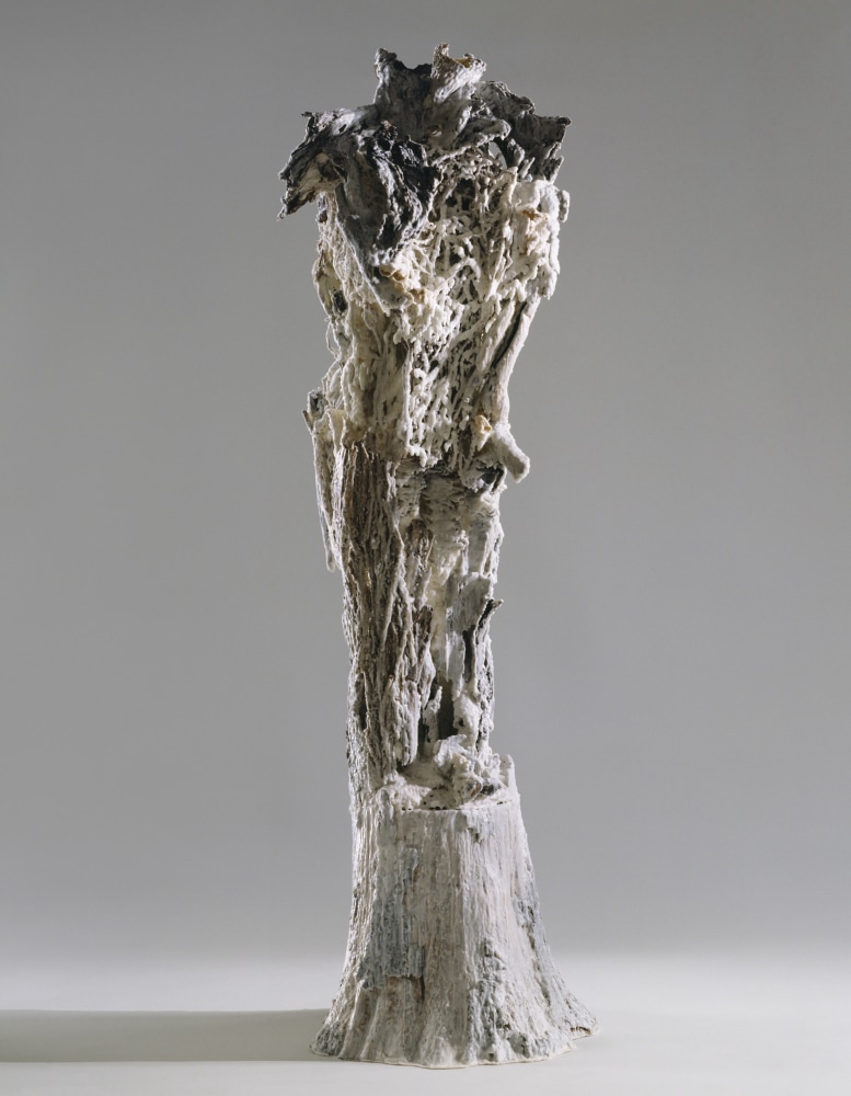 Michele Oka Doner
Totem, 2017/2015
wax, wood, organic material (bark, roots) and steel, unique
100 1/2 x 33 x 30 in. / 255.3 x 83.8 x 76.2 cm