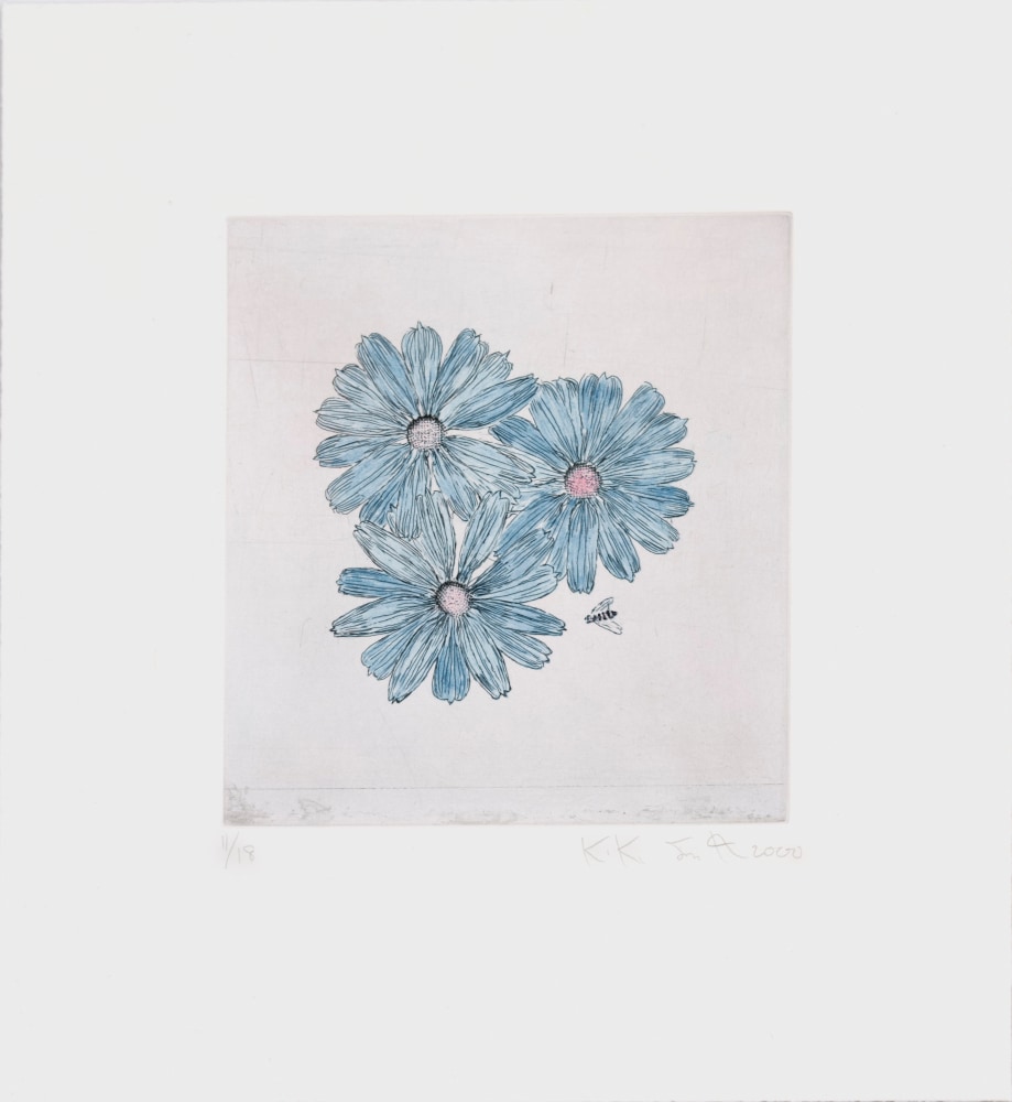 Kiki Smith
Flower and Bee (E), 2000
etching, edition of 18
image: 9 x 8 in. / 22.9 x 20.3 cm
sheet: 16 x 14 in. / 40.6 x 35.6 cm