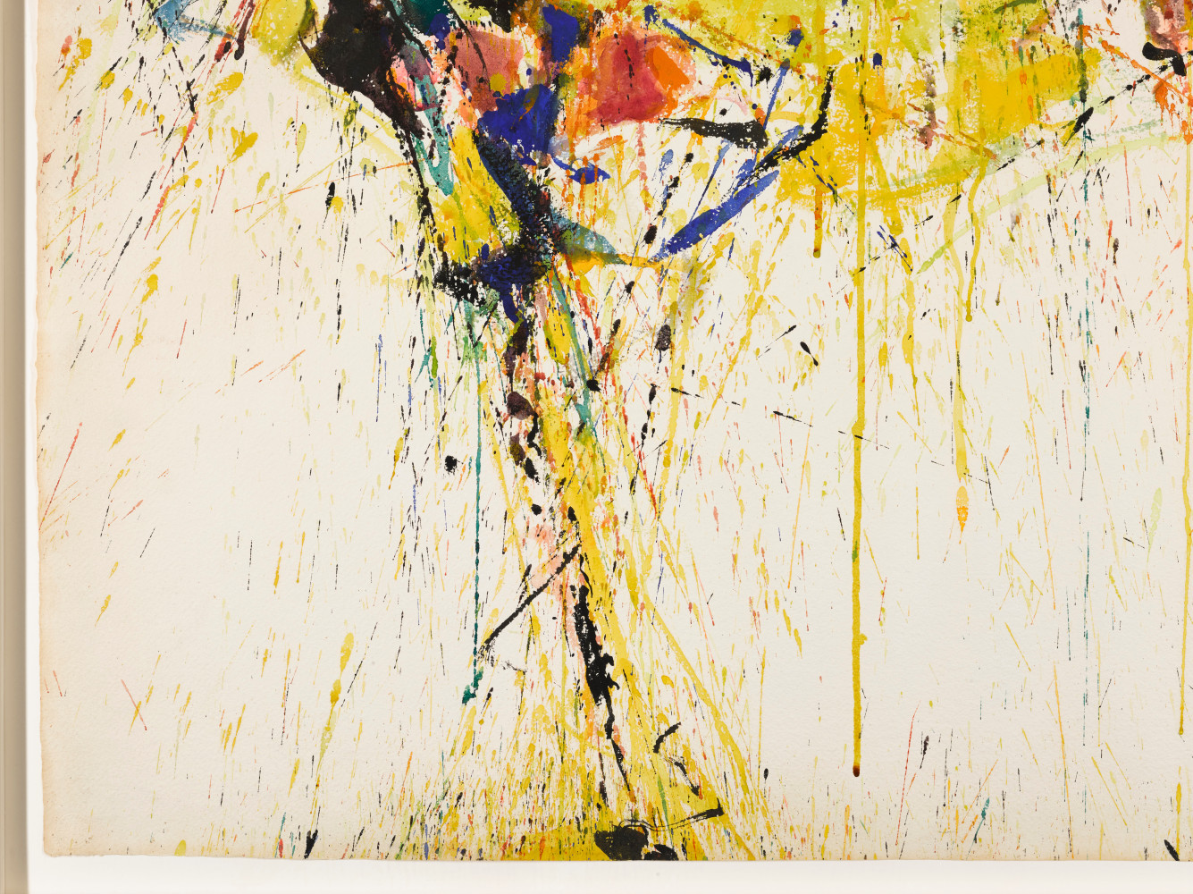 Sam Francis

Untitled

1958

watercolor and gouache on paper

27 x 43 1/2 inches (68.4 x 110.5 cm)&amp;nbsp;

signed and dated&amp;nbsp;Sam Francis 58&amp;nbsp;(verso)