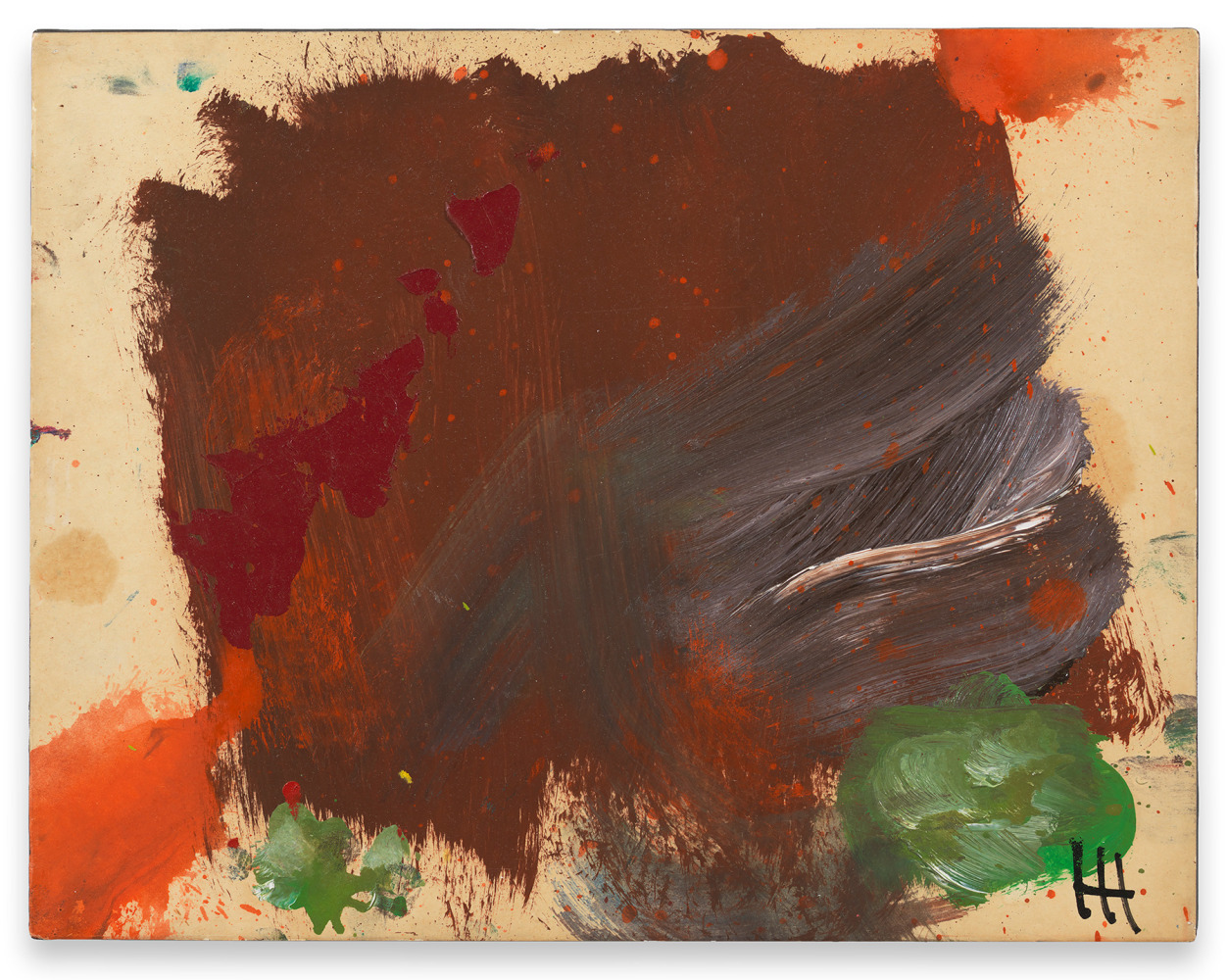 Hans Hofmann

(Untitled), 1959

Oil on paper mounted on linen

11 1/8h x 14w in

&amp;nbsp;