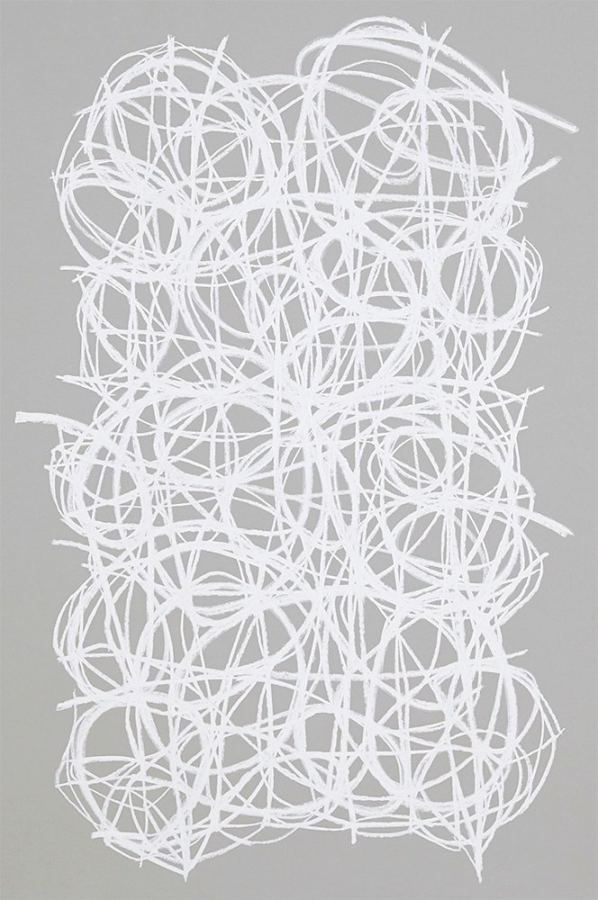 Carin Riley

Interwoven 11, 2020

Pastel on gray paper

37 1/4h x 26 3/4w in

Framed: 40h x 30w in

&amp;nbsp;