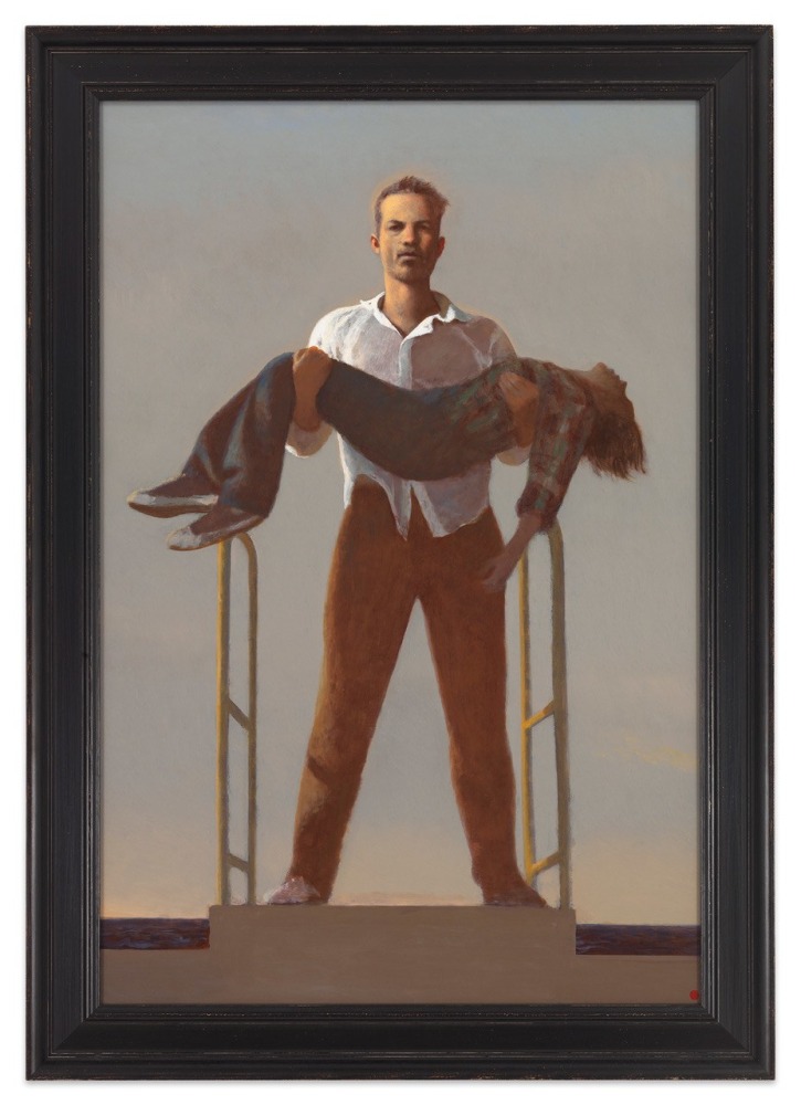 Bo Bartlett

Study of Sam on The Dam with William White, 2019

Oil on panel

36h x 24w in

BB031