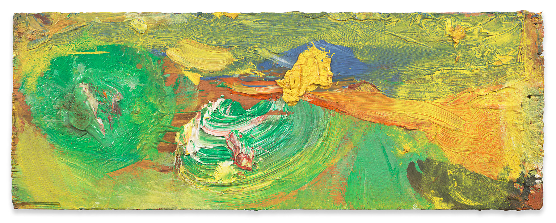 Hans Hofmann

Untitled, 1960-1965 (c)

Oil on panel

4 3/4h x 12 1/2w in

&amp;nbsp;