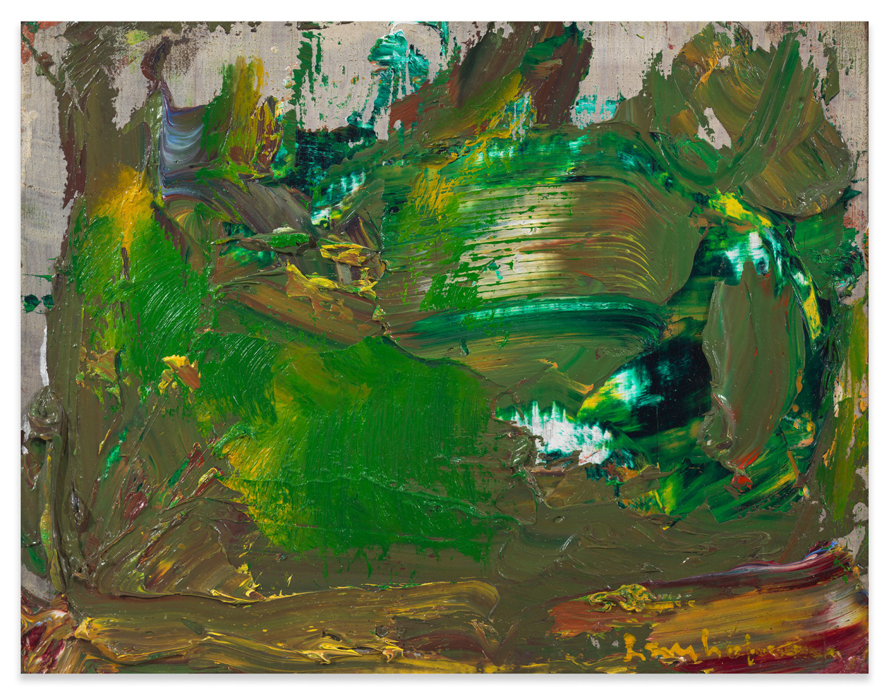 Hans Hofmann

Sunday Morning, 1960

Oil on panel

7 3/4h x 9 3/4w in

&amp;nbsp;