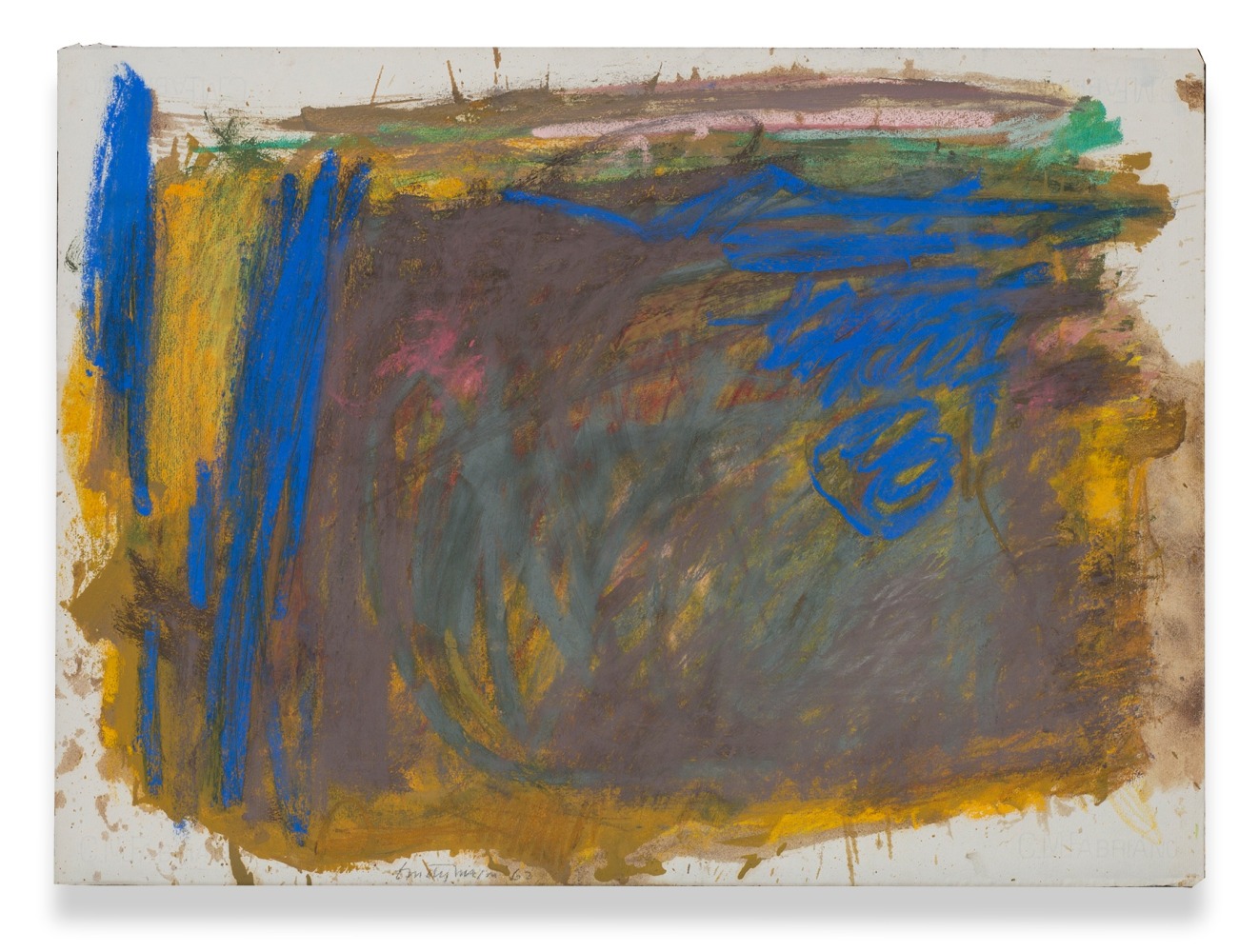 Emily Mason

Untitled, 1962

Oil and pastel on paper

18 3/4h x 25 3/4w in

EM008