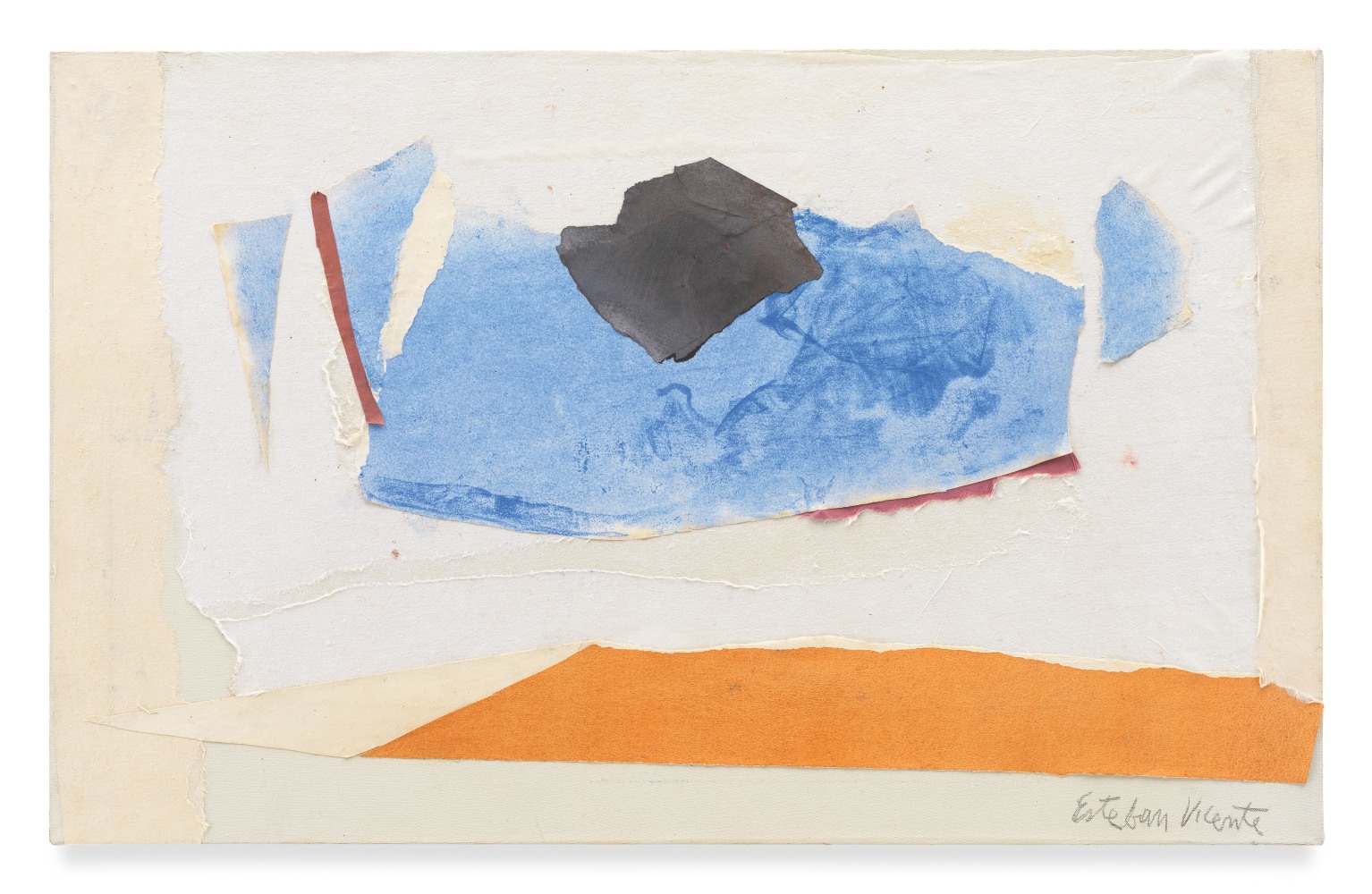 Esteban Vicente (1903-2001)

Untitled, 1991

Mixed media

20h x 32w in

&amp;nbsp;