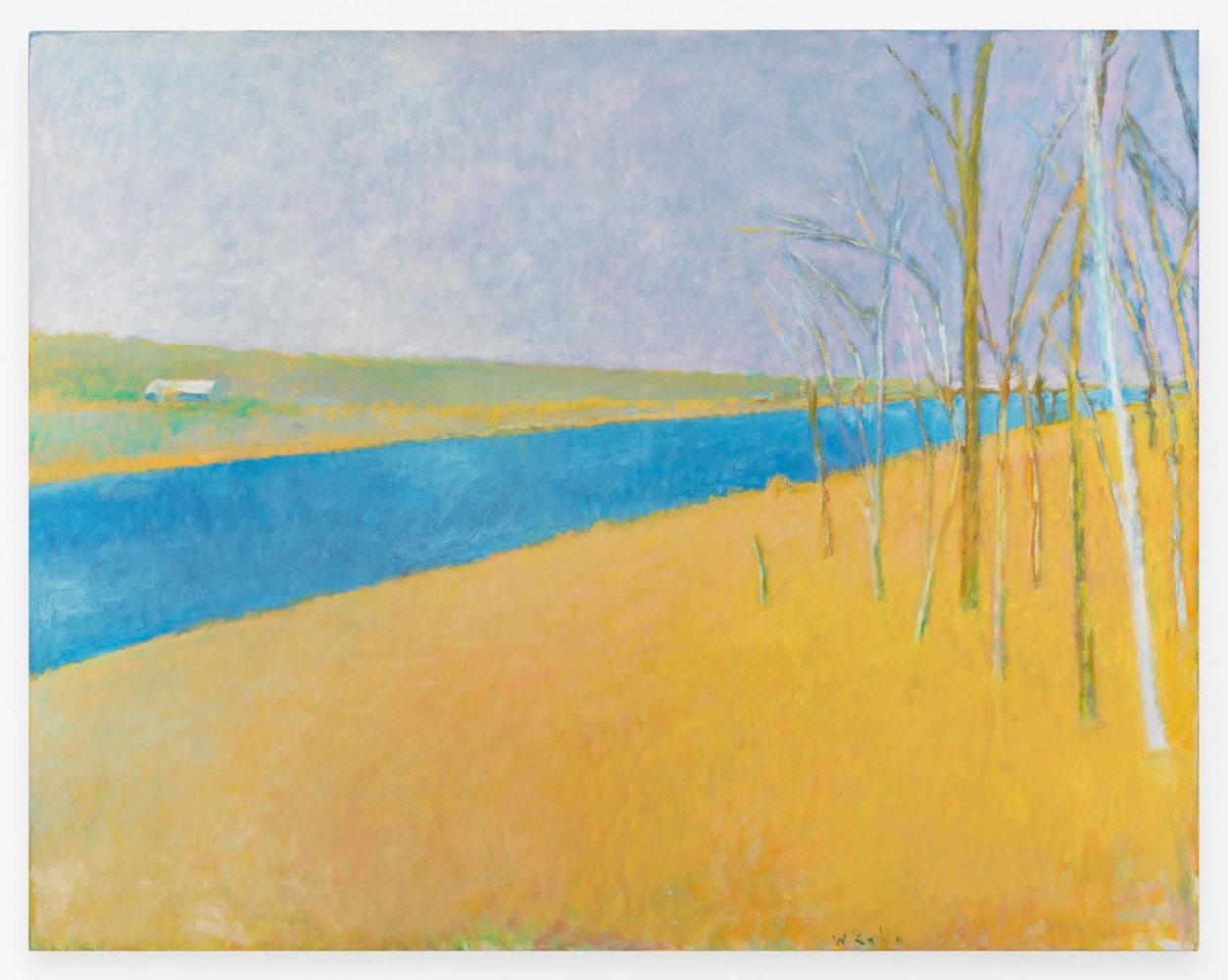 Wolf Kahn

Upper Connecticut River,Spring II, 1984

Oil on canvas

52h x 66w in

&amp;nbsp;