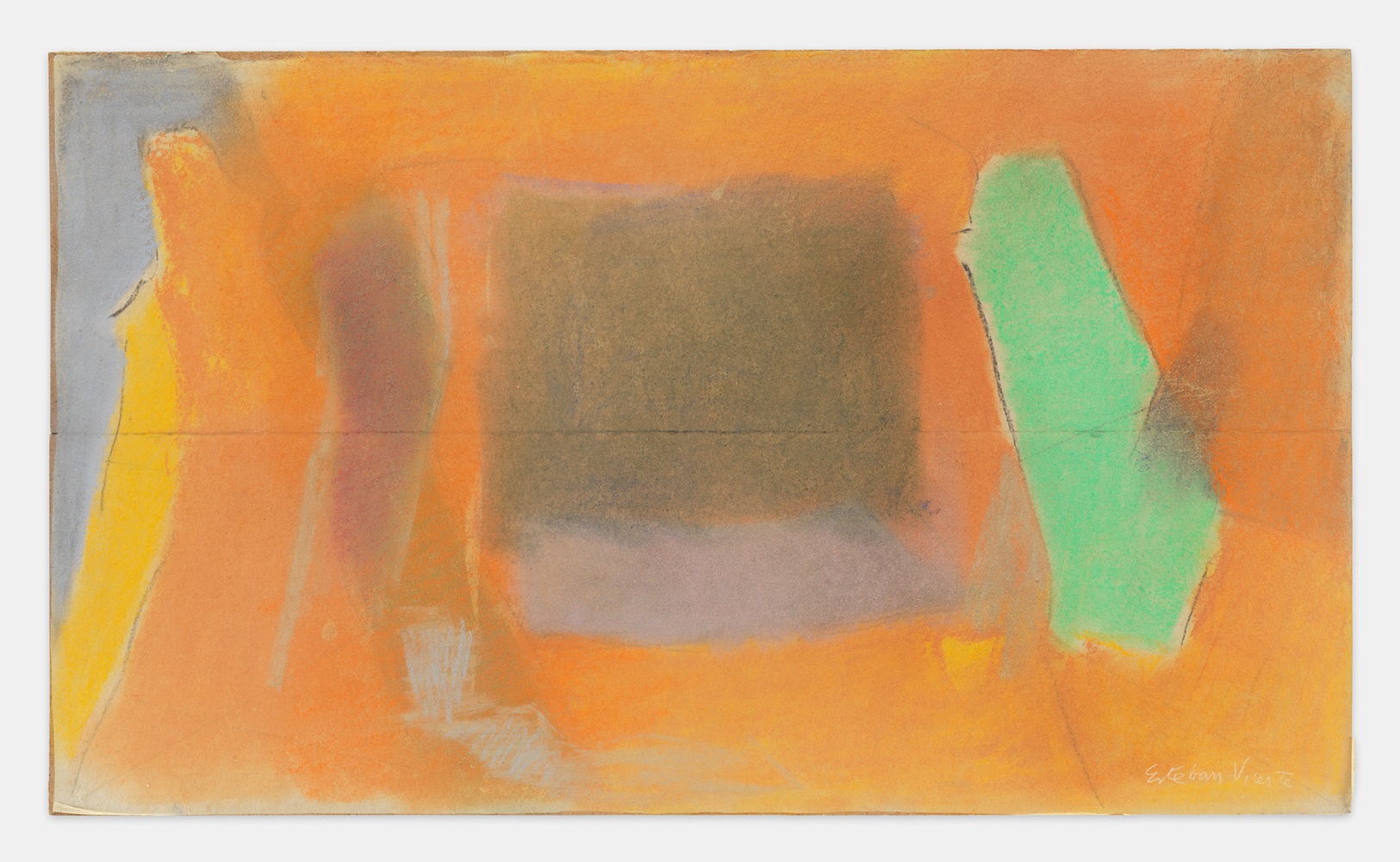 Esteban Vicente (1903-2001)

Untitled, 1992

Mixed media

18 3/4h x 37 7/8w in

&amp;nbsp;
