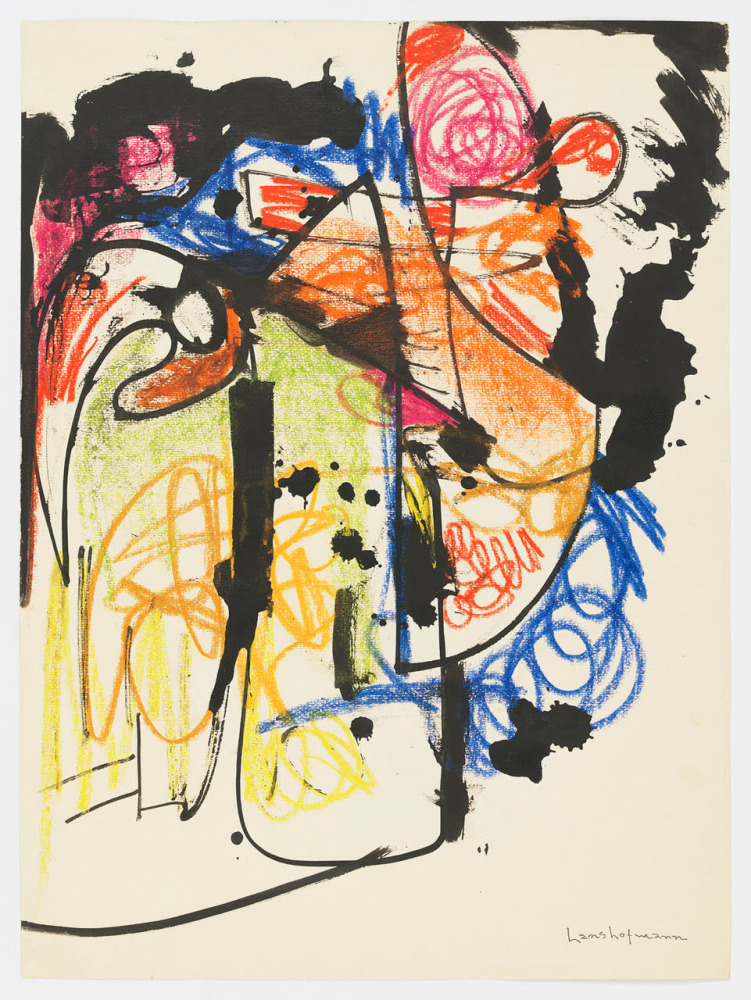 Hans Hofmann

Untitled, 1945

Crayon and ink on paper

24h x 18w in
