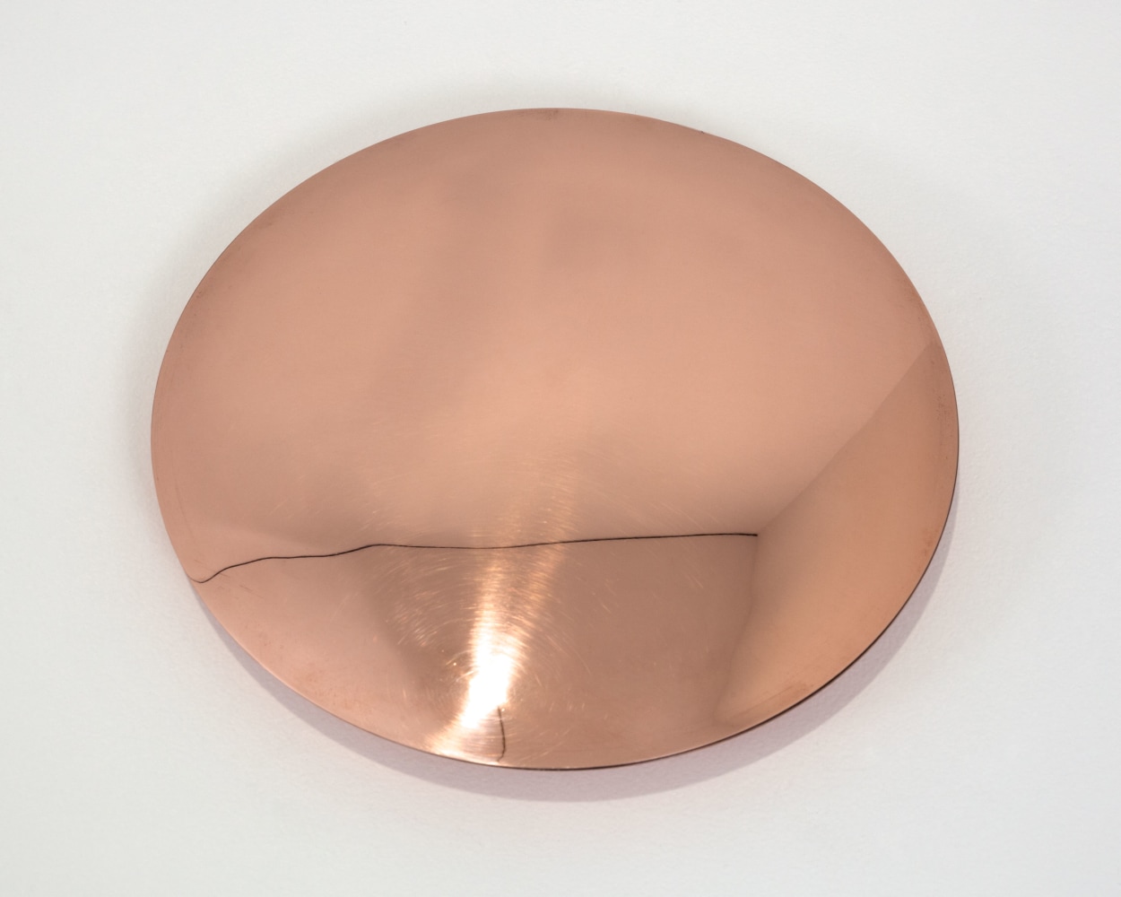 Meg Webster Copper Disk for Facing Hands, 2012 copper 1 x 7 1/2 in. diameter (2.5 x 19.1 cm diameter) Edition of 6, 2 AP