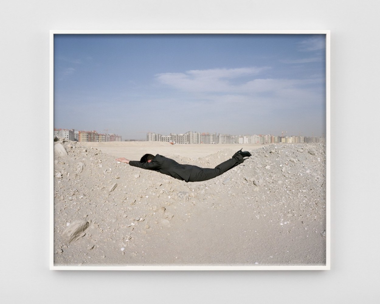 Body Techniques (after Parallel Stress, Dennis Oppenheim, 1970), 2007 Digital C-Type Print 48 x 55 7/8 in. (121.9 x 141.9 cm)