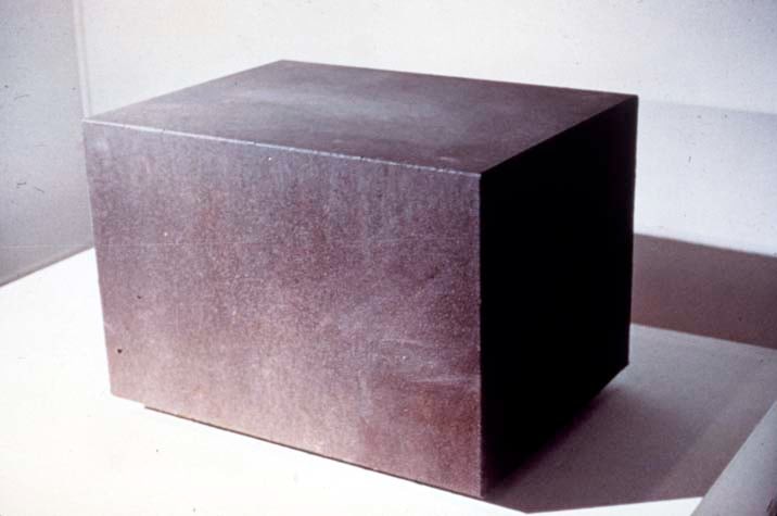 Tony Smith &quot;The Elevena Are Up&quot; 1963 Painted wood mock-up for steel piece 8' x 8' x 8'