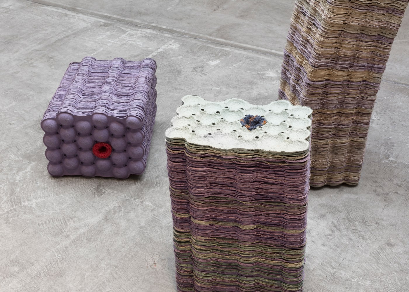 Installation view, Veronica Ryan, The Weather Inside, September 7 – October 19, 2019