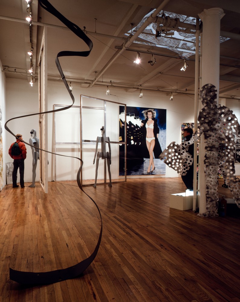 Installation view, Jonathan Borofsky, Paula Cooper Gallery, 155 Wooster Street, New York, November 5 - December 3, 1983. © Jonathan Borofsky. Courtesy Paula Cooper Gallery, New York. Photo: Eeva Inkeri.