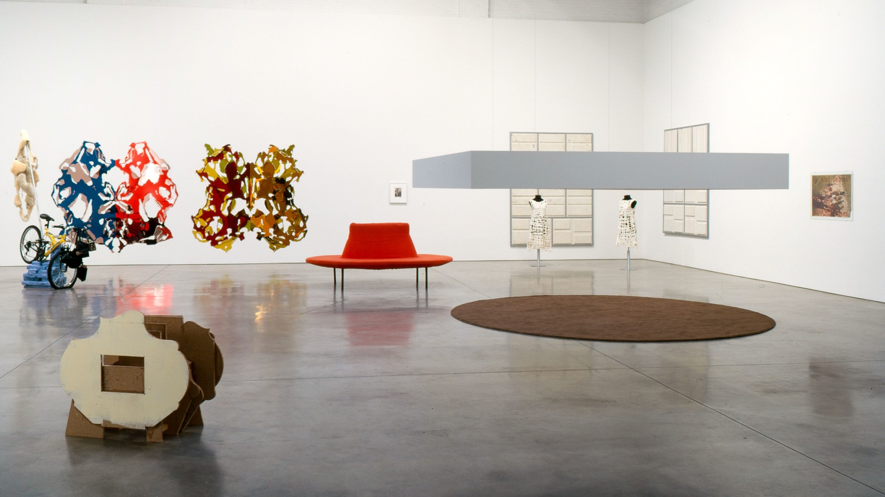 Installation view, Last One is a Soft Jimmy, Paula Cooper Gallery, 534 West 21st Street, New York. November 6 - December 18, 2004. Photo: Ellen Page Wilson.
