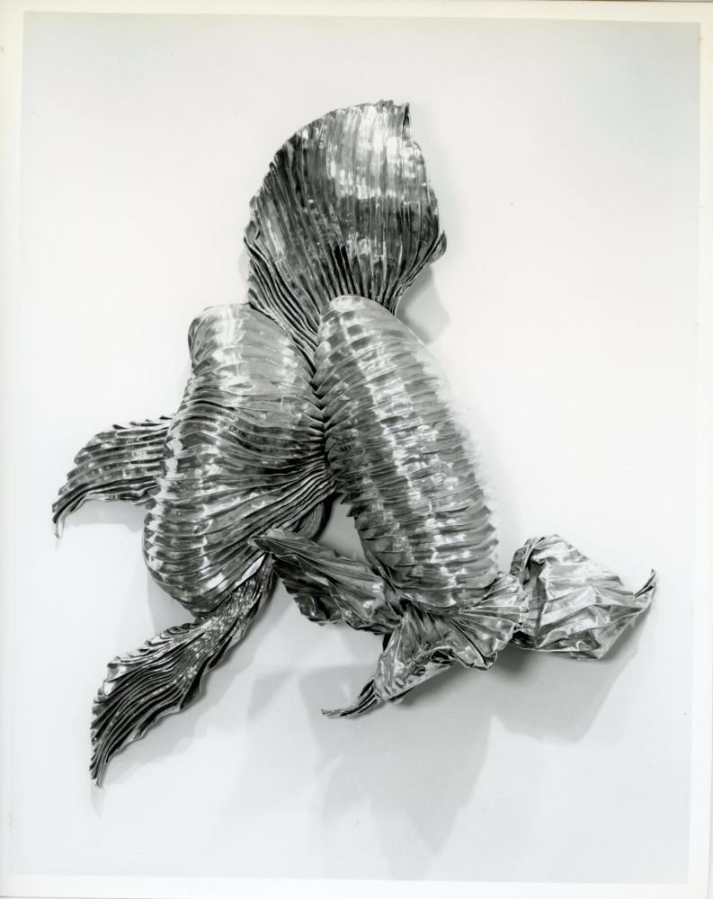 Lynda Benglis &quot;Holden II&quot; 1990 Stainless steel mesh, aluminum 72&quot; x 63&quot; x 17&quot;