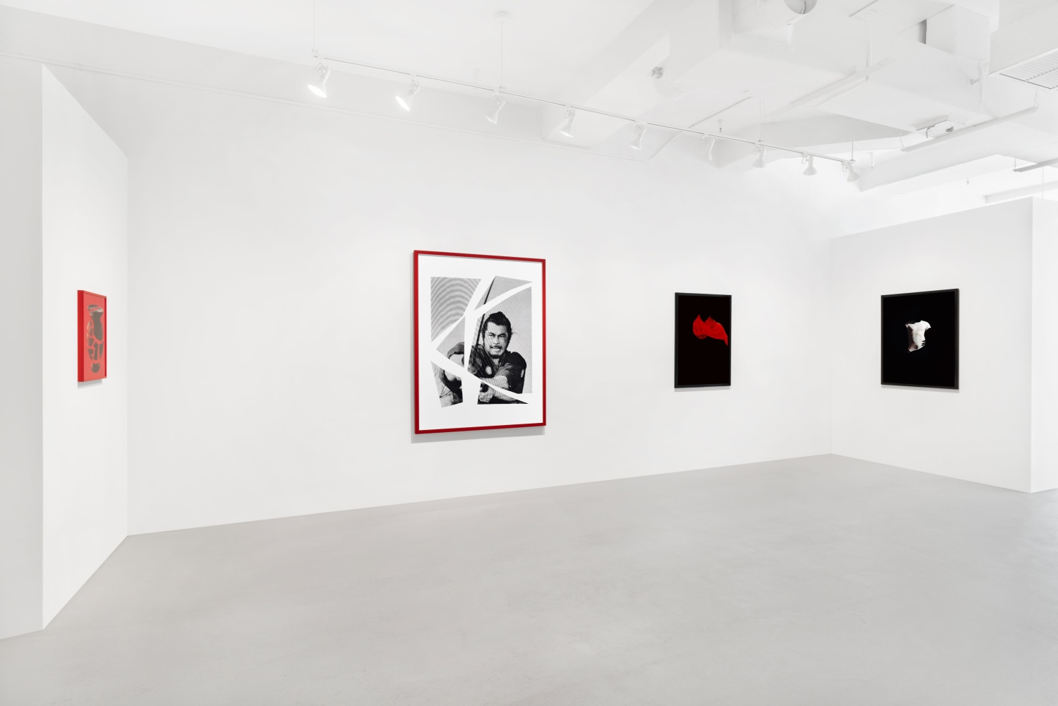 Installation view, Sarah Charlesworth, Ja’Tovia Gary, Christian Marclay, Paul Pfeiffer, The Politics of Desire, February 13 – March 14, 2021