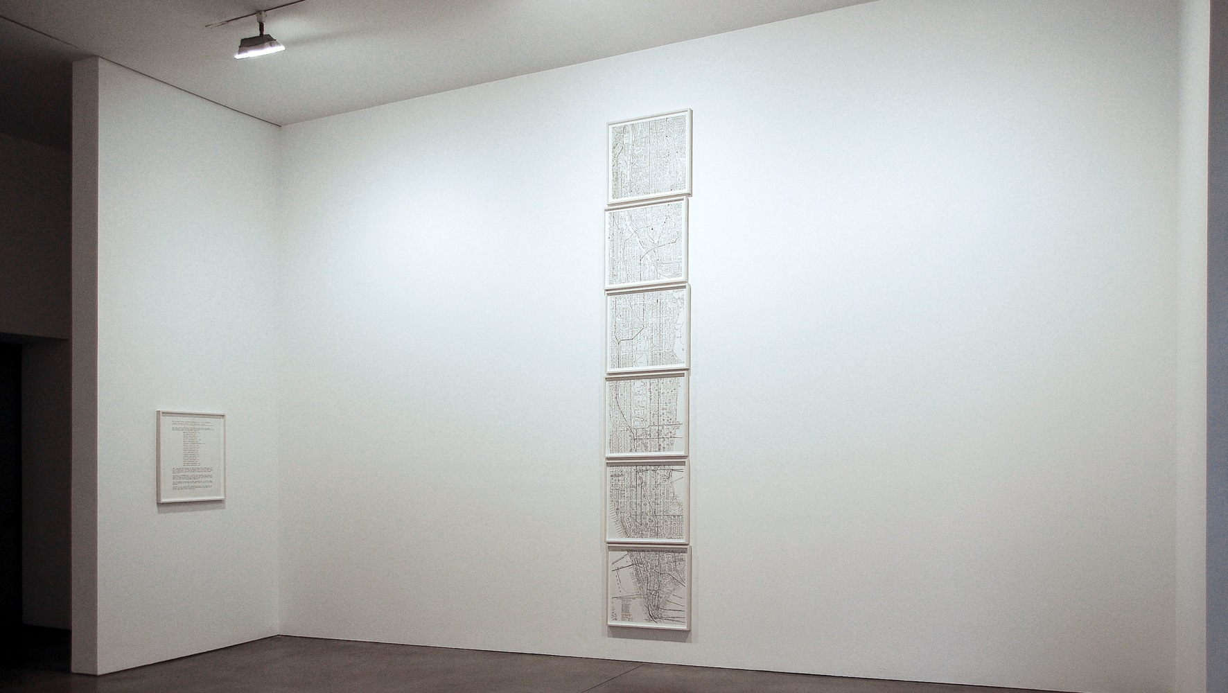 Installation view, Hans Haacke, Paula Cooper Gallery, 534 W 21st Street, New York. January 11 - February 17, 2008. © Hans Haacke / Artists Rights Society (ARS), New York / VG Bild-Kunst, Bonn. Courtesy the artist and Paula Cooper Gallery, New York.