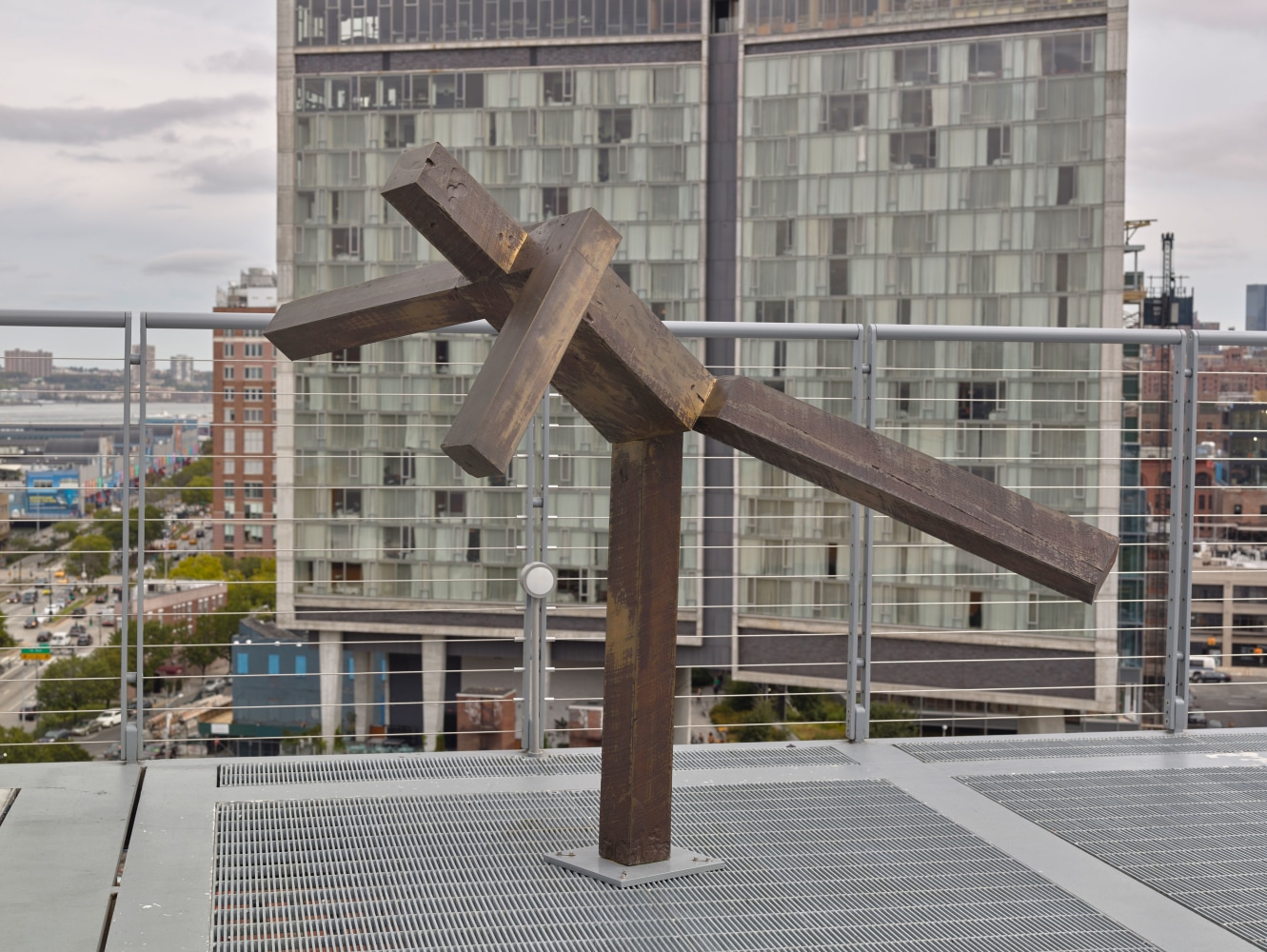 Joel Shapiro Untitled, 1980-1981 bronze 51 13/16 x 60 1/8 x 45 1/8 in. (131.6 x 152.7 x 114.6 cm) Installation view, "America Is Hard to See," Whitney Museum of American Art, May 1 - September 27, 2015