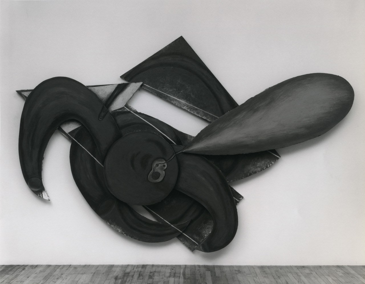 Elizabeth Murray &quot;Can You Hear Me&quot; 1984 Oil on canvas 106 x 159 x 12&quot;