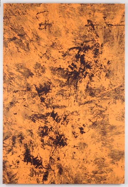 Rudolf Stingel "Untitled" 1997 Oil on canvas 98" x 67"