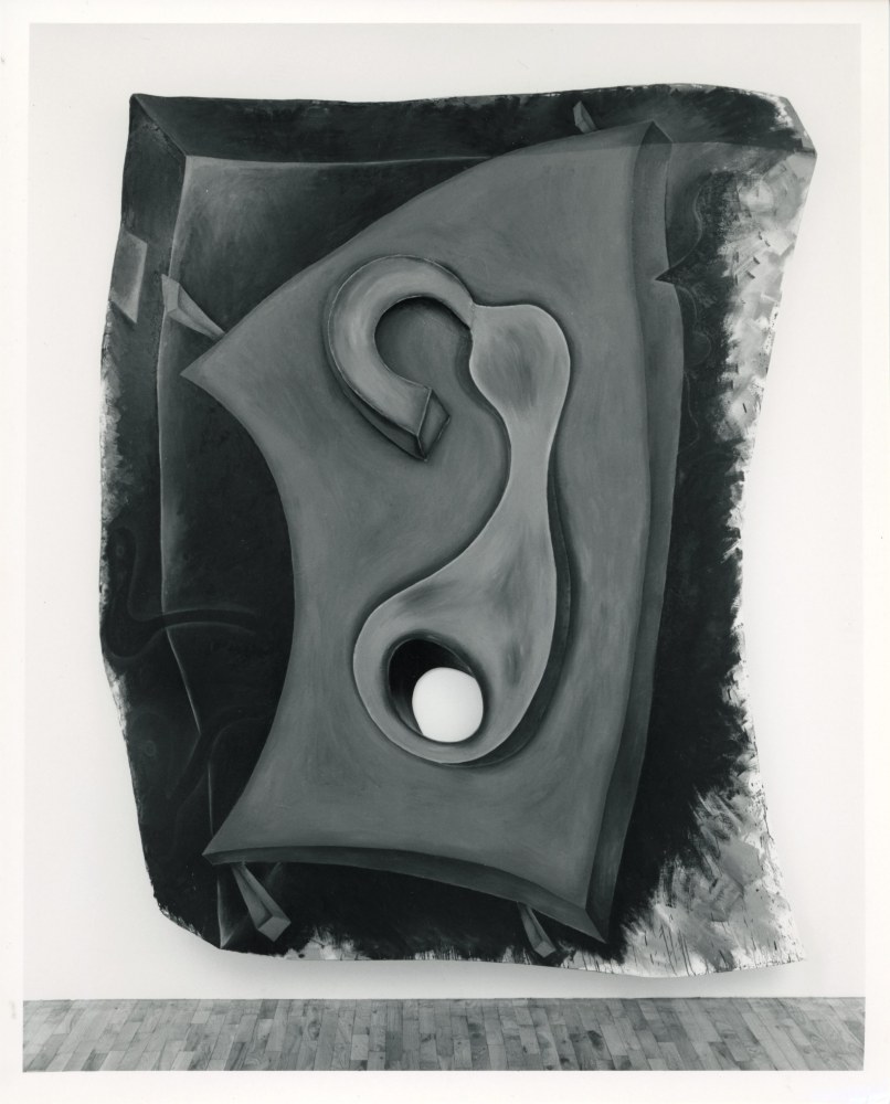 Elizabeth Murray &quot;Slip Away&quot; 1986 Oil on Canvas 129 1/2&quot; x 101 1/2&quot; x 9&quot;