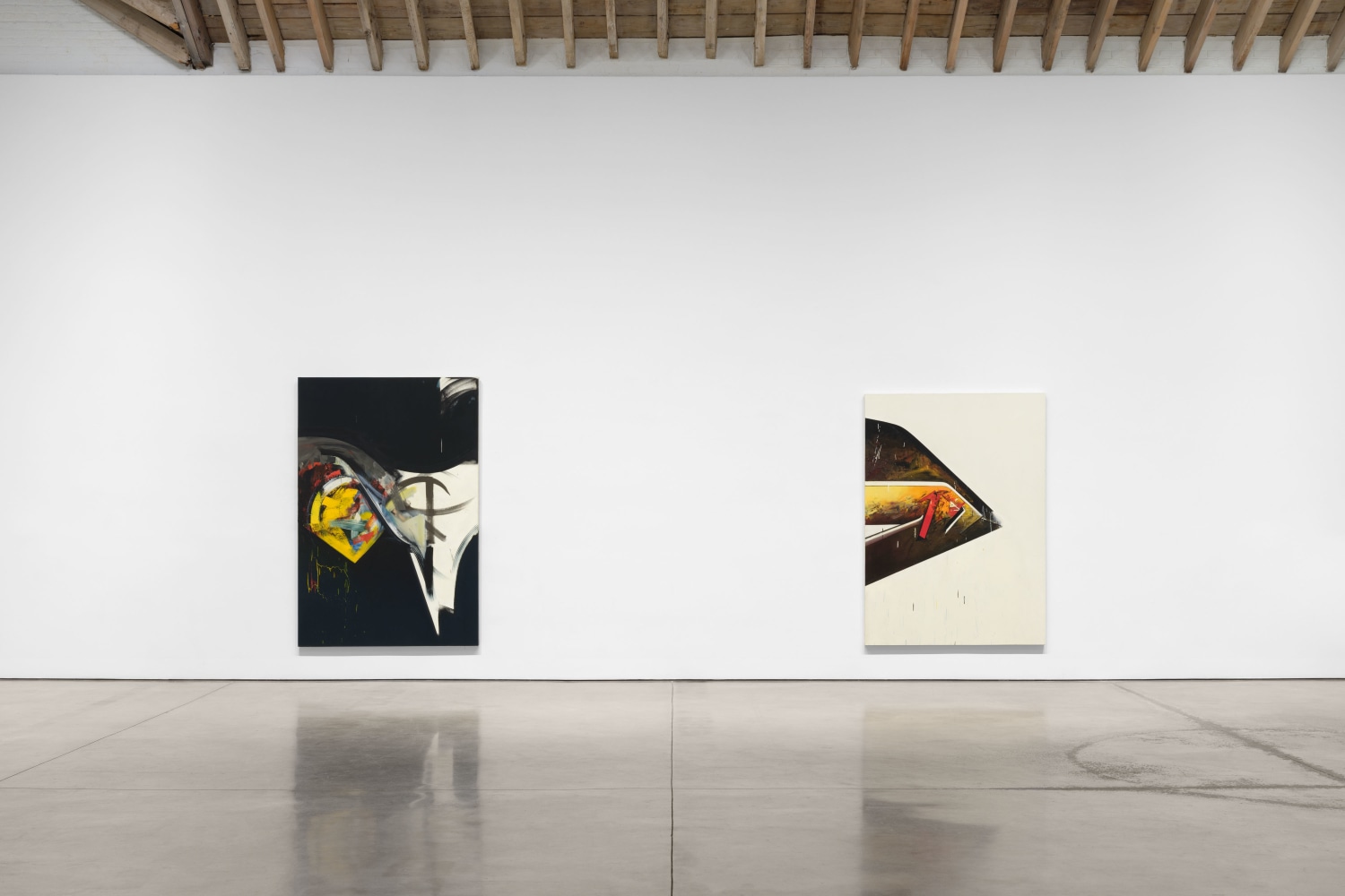 Installation view, Garnet's on the Boulder, Jay DeFeo Paintings of the 1980s, Paula Cooper Gallery, New York, October 30 - December 13, 2025. © 2025 The Jay DeFeo Foundation/Artists Rights Society (ARS), New York. Photo: Steven Probert.