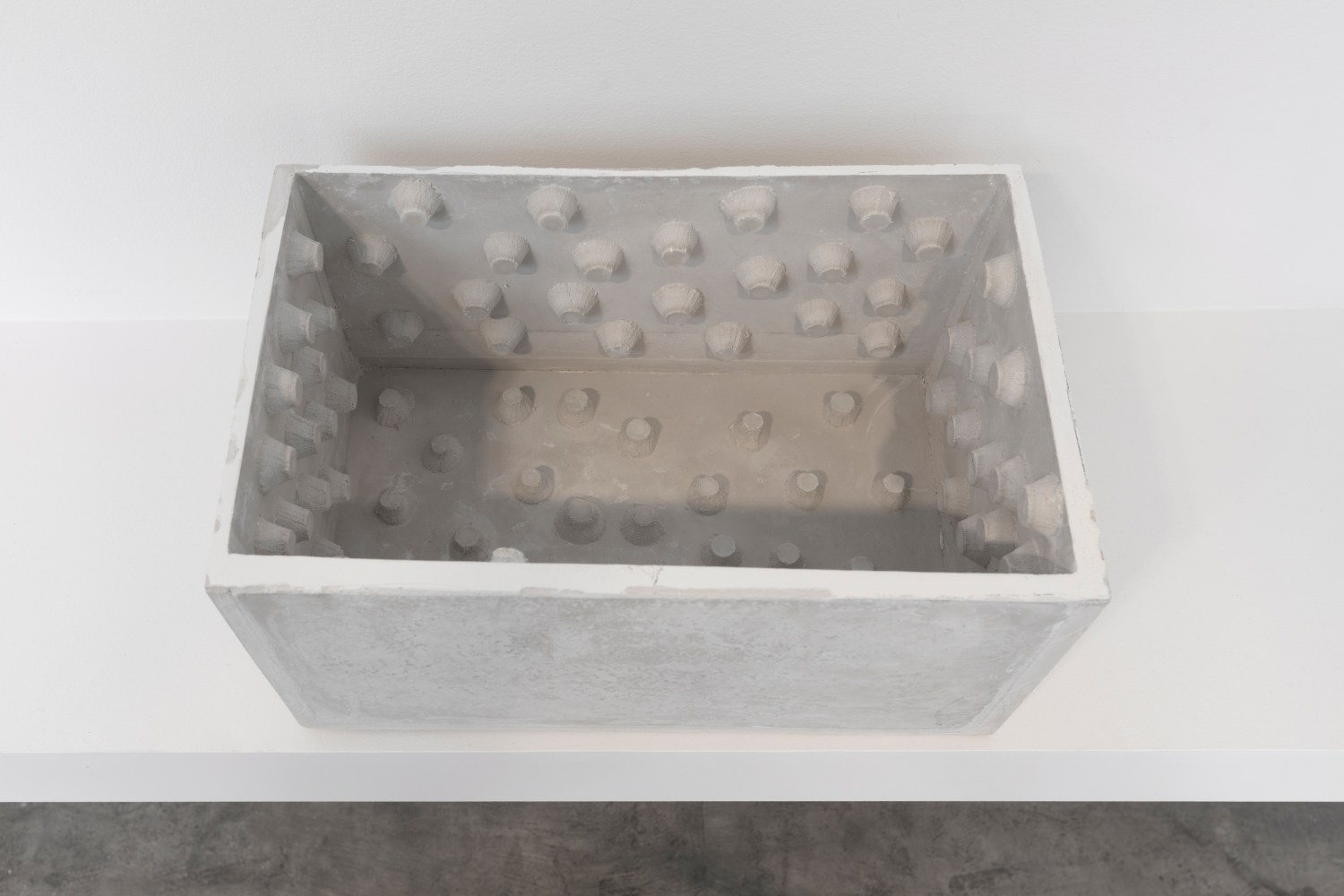 Veronica Ryan Between Spaces, (detail), 2011 Ultracal wall: 16 x 9 3/4 x 8 1/2 in. (40.6 x 24.8 x 21.6 cm) floor: 15 3/4 x 9 x 7 1/2 in. (40 x 22.9 x 19.1 cm)