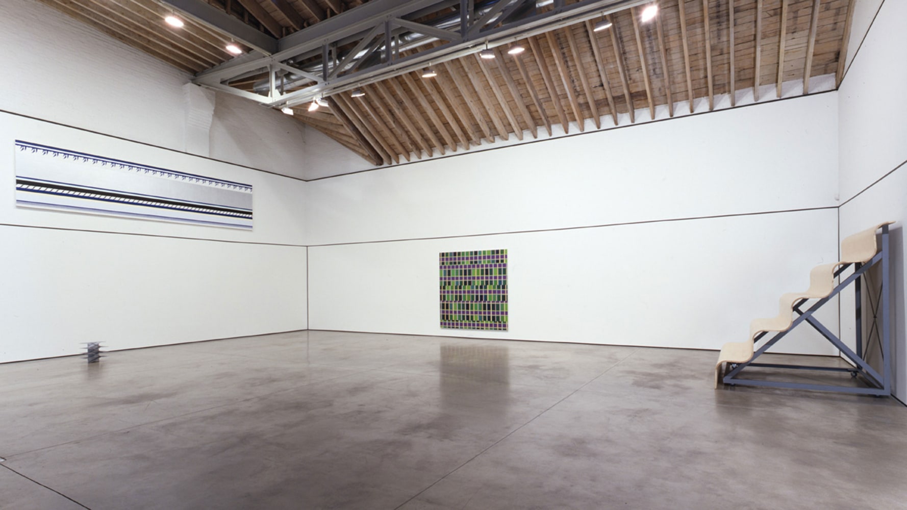 Installation view, Group Exhibition, Paula Cooper Gallery, 534 W 21st Street, New York. April 22 - June 3, 2000. Photo: Tom Powel.