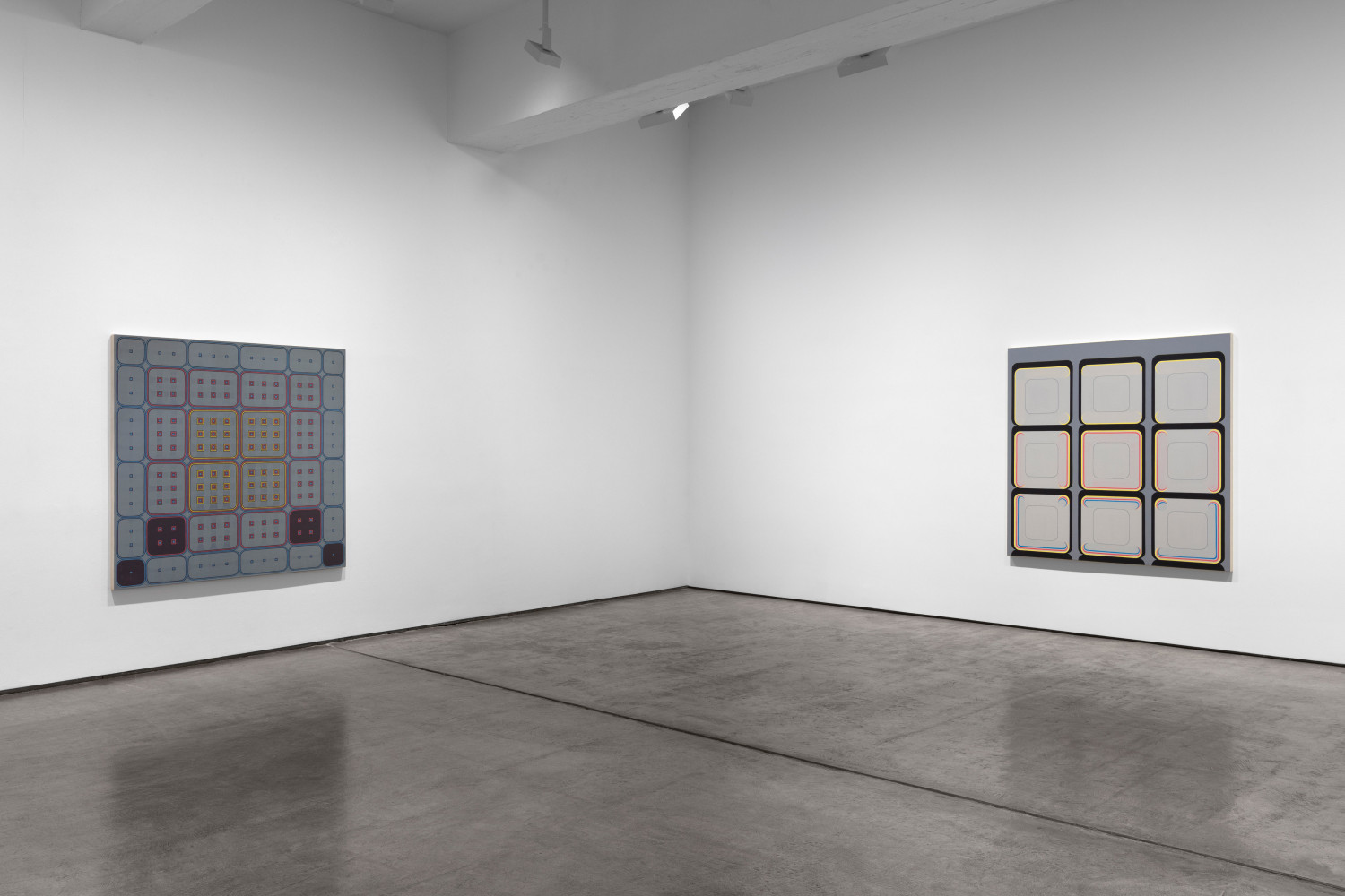 Installation view, Dan Walsh, January 9 – February 13, 2021