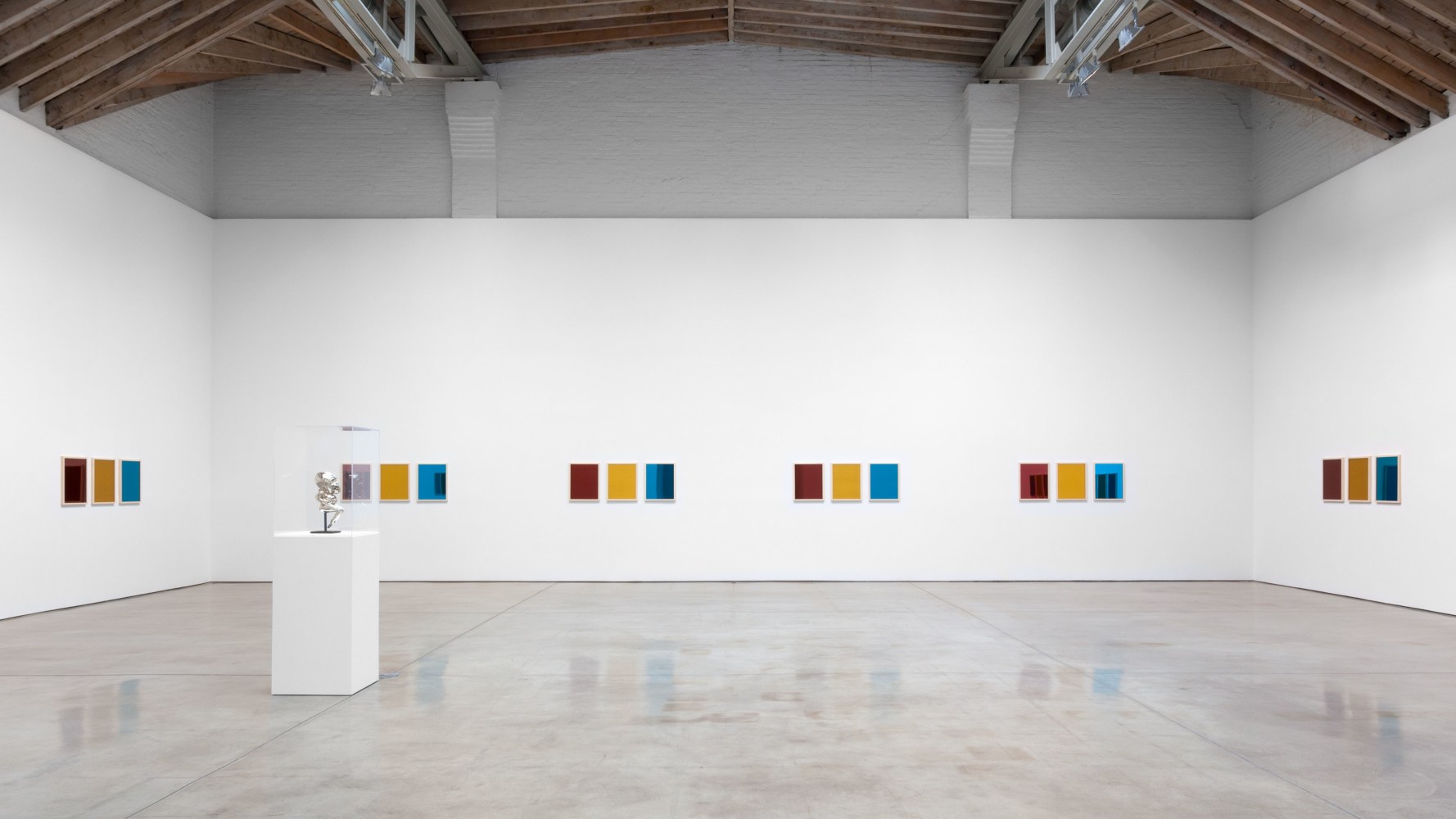 Installation view, Sherrie Levine, Red Yellow Blue, April 17 – May 27, 2014