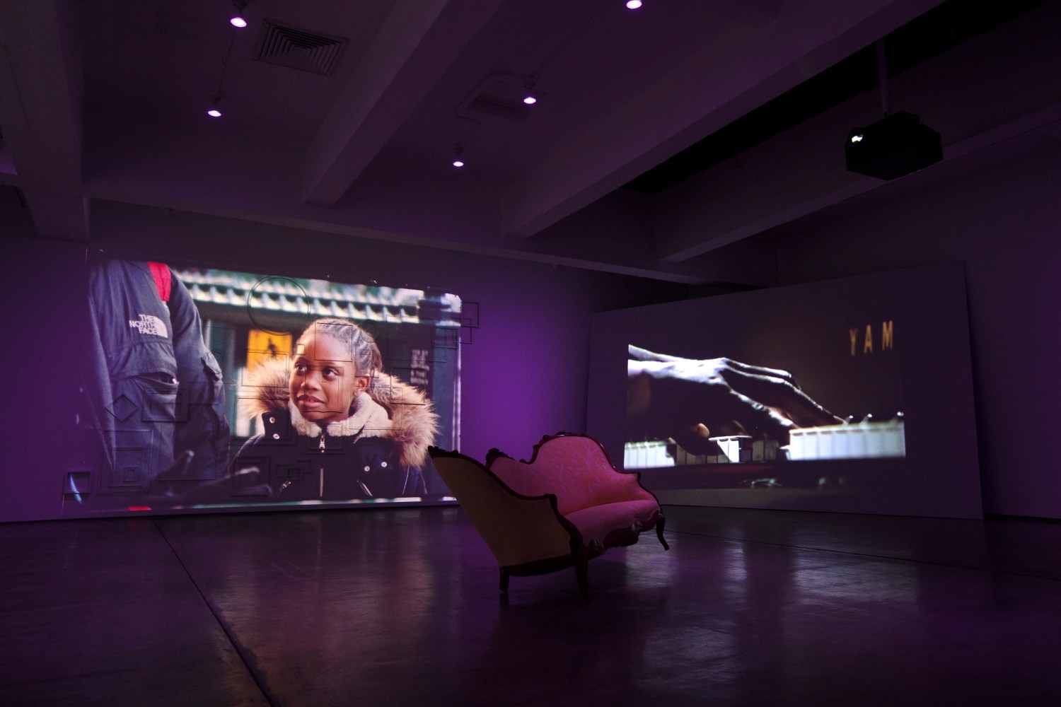 Installation view, Ja'Tovia Gary, flesh that needs to be loved, February 15 – August 17, 2020