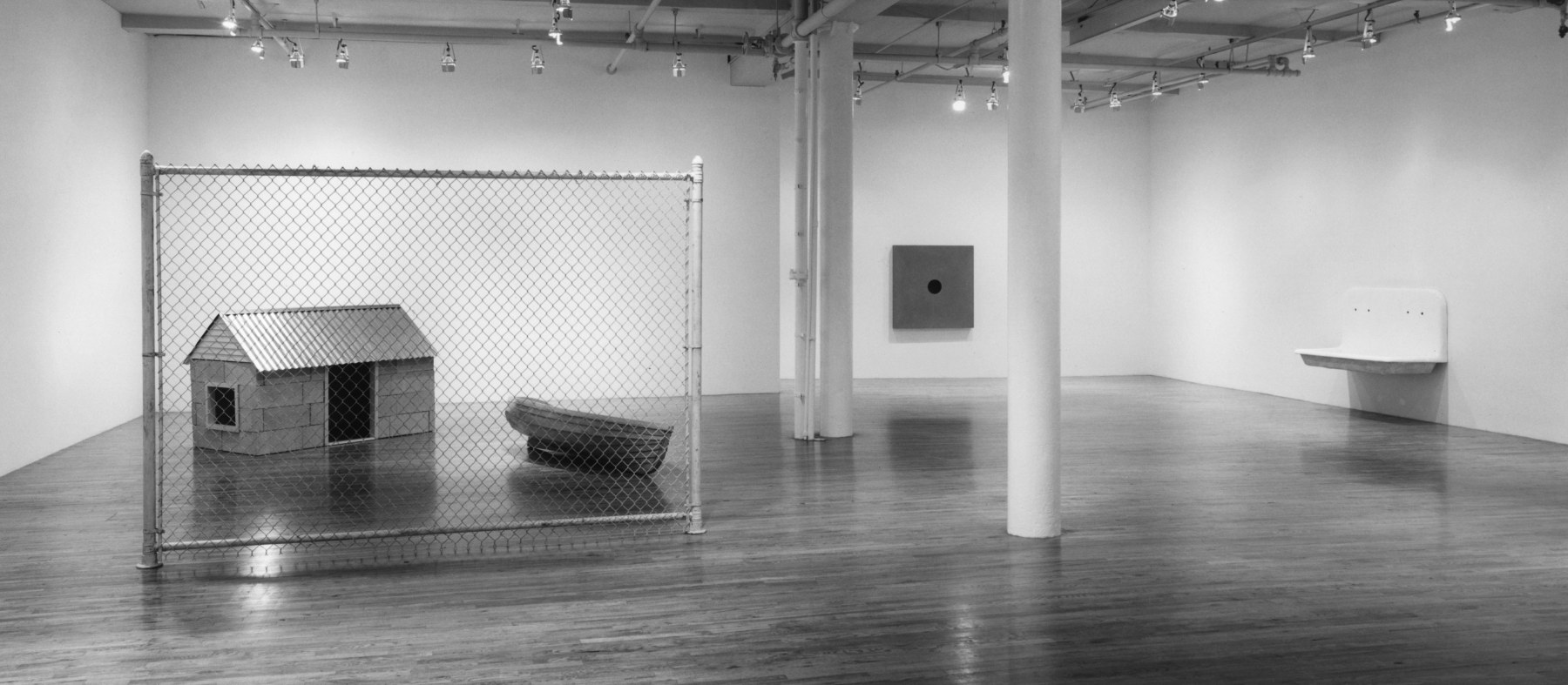 Installation view, Group Print Exhibition, Paula Cooper Gallery, 155 Wooster Street, New York, December 5 - 22, 1990. Photo: D. James Dee.
